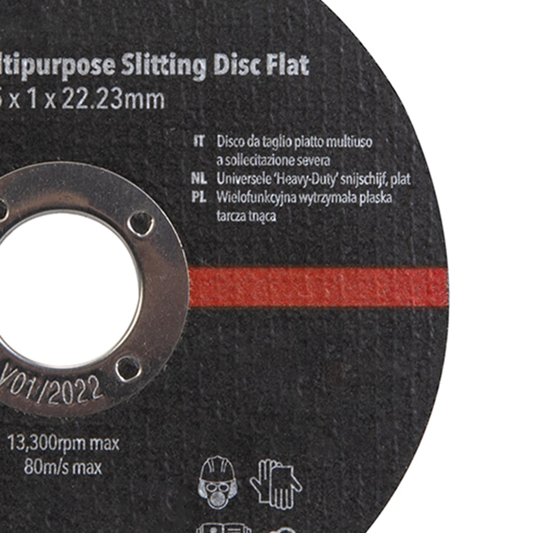 Heavy Duty Multipurpose Slitting Disc Flat 115 X 1 X 22.2mm Premium Quality