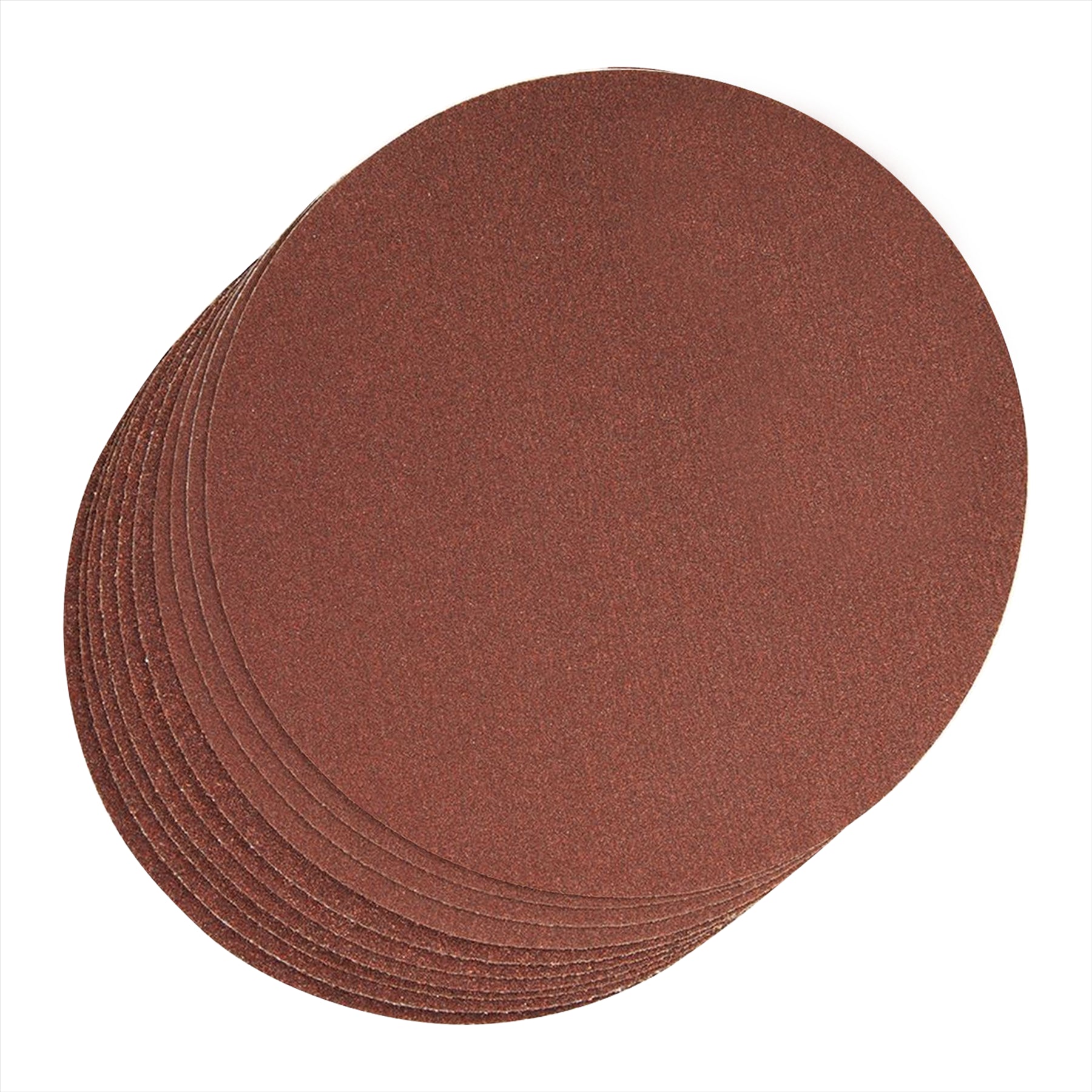 40Pk Self-Adhesive Sanding Discs 150mm Mix Grit 60 80 120 240 Aluminium Oxide