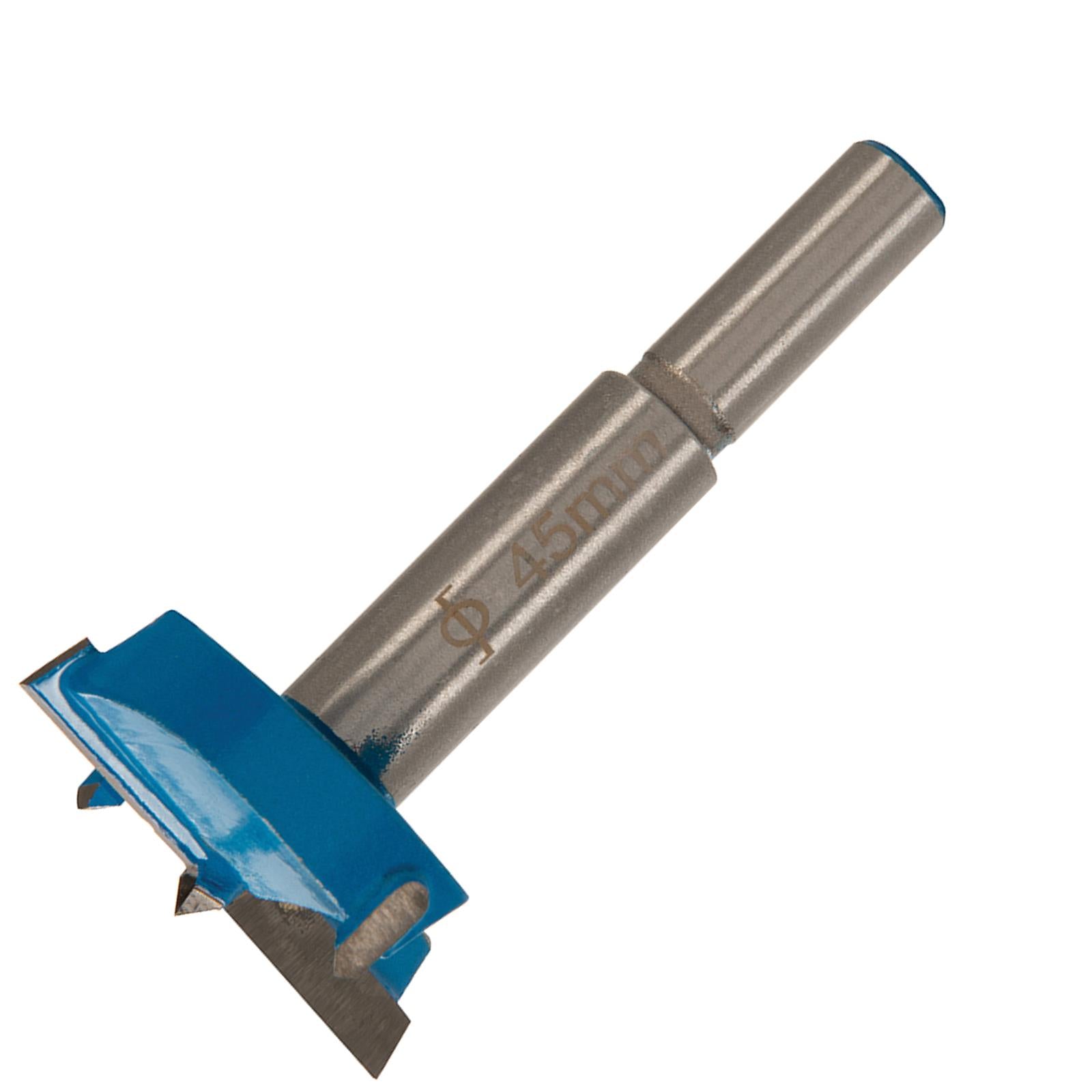 Forstner Drill Bits Hinge Cutter Borning Hole Titanium Coated Drillng Wood 45mm