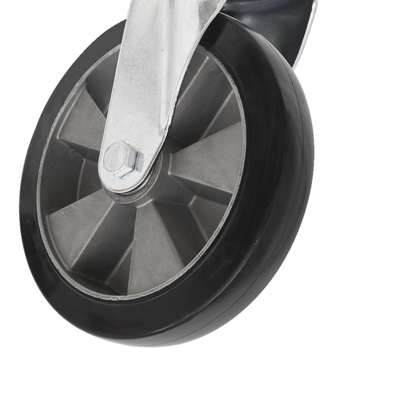 Sealey Heavy-Duty Rubber Swivel Castor Wheel 125mm