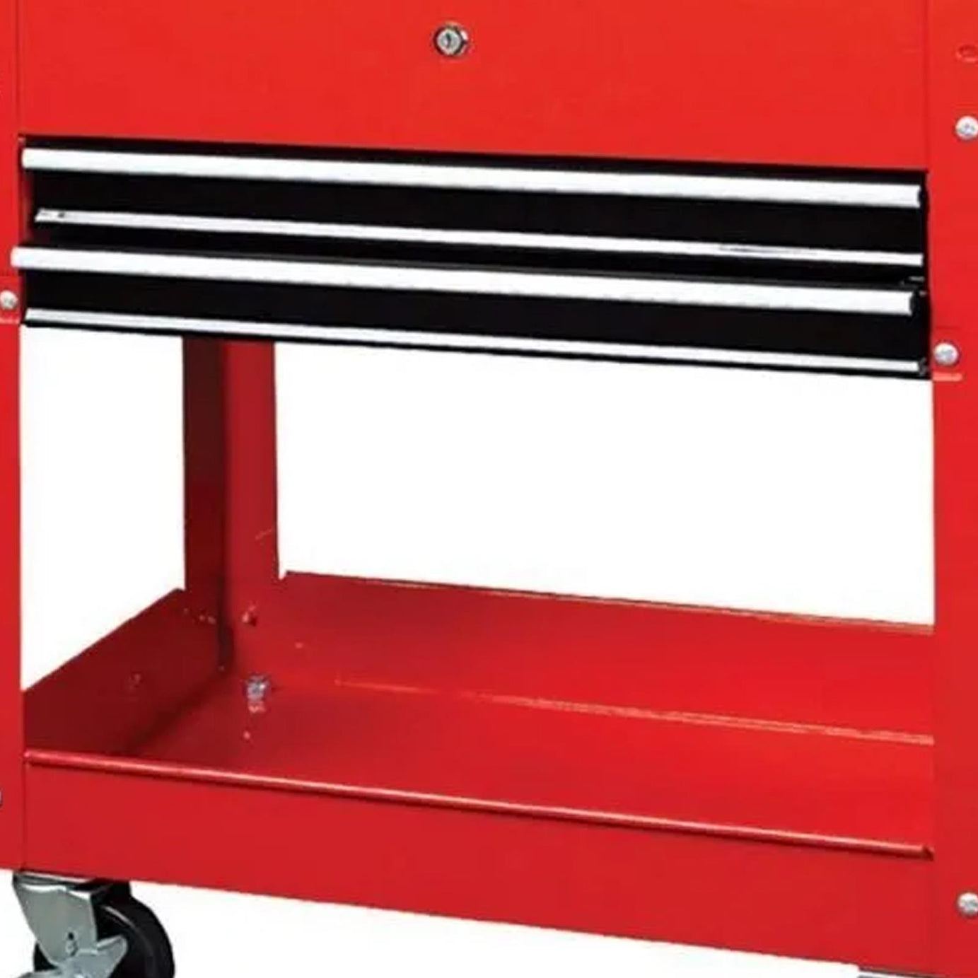 Garage Workshop Tools Parts Trolley 4 Wheels Drawers Lockable Tray
