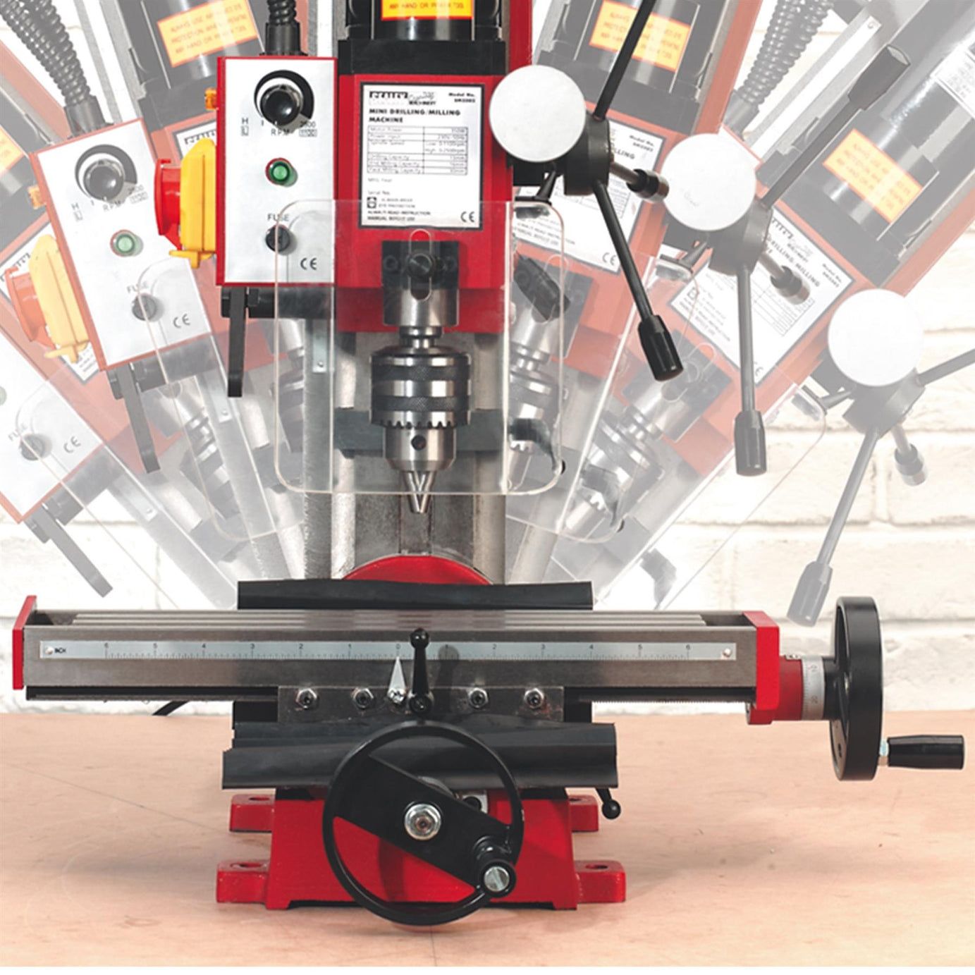 Sealey Mini Drilling & Milling Machine Garage Workshop DIY