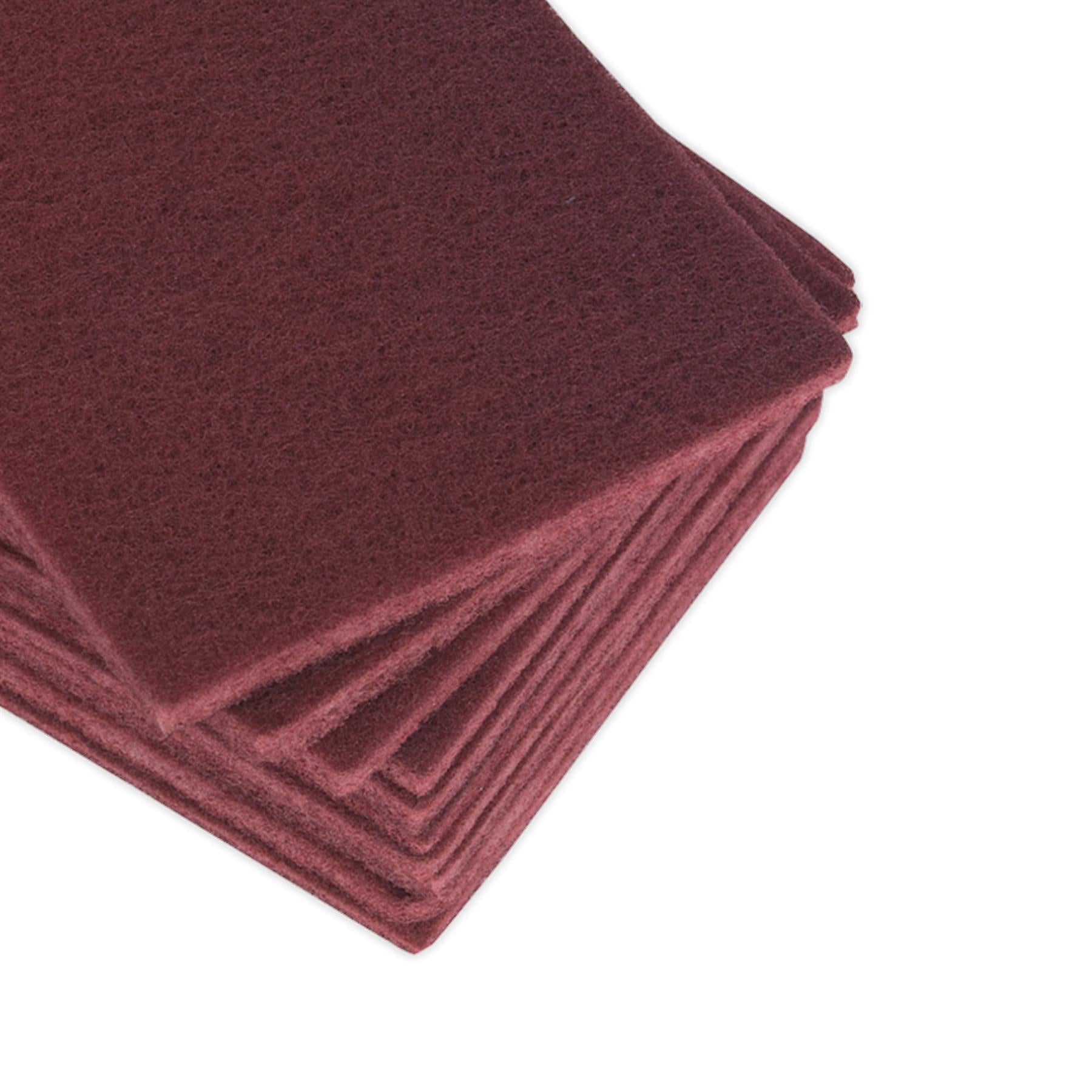 Sealey Abrasive Finishing Pad 150 x 230mm Medium Pack of 10