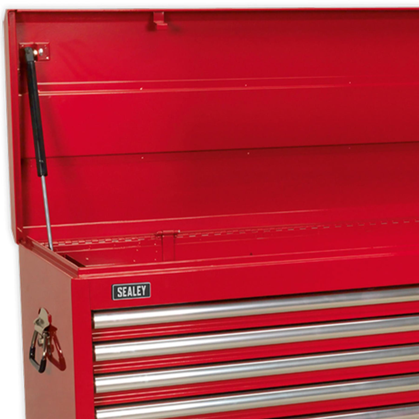 Sealey Topchest 10 Drawer with Ball Bearing Slides Heavy-Duty - Red