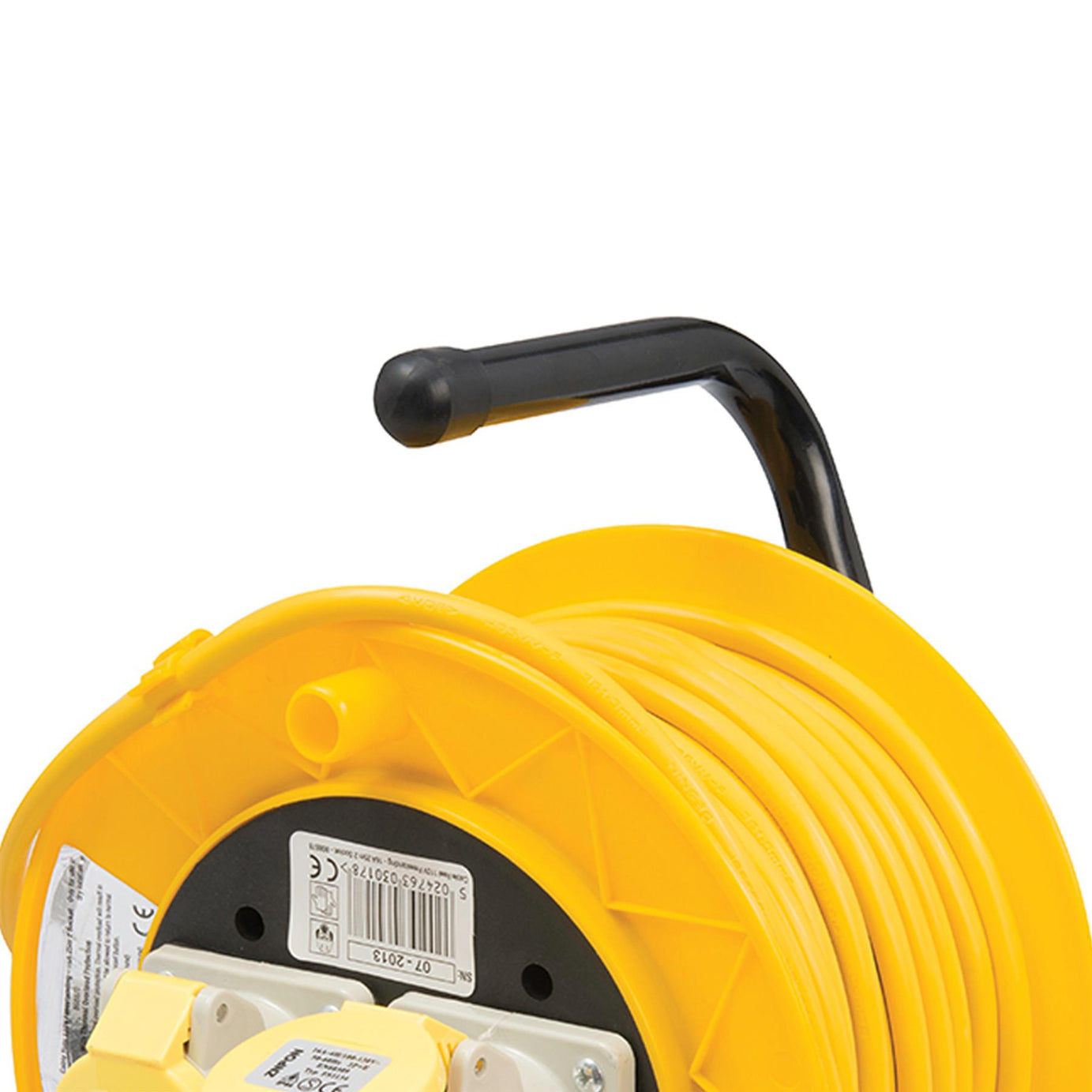 Cable Reel 110V 25 M 16A Freestanding 2 Socket Building Maximum Load 16A