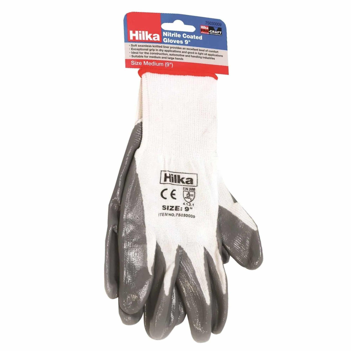 Hilka Medium 9" Work Gloves