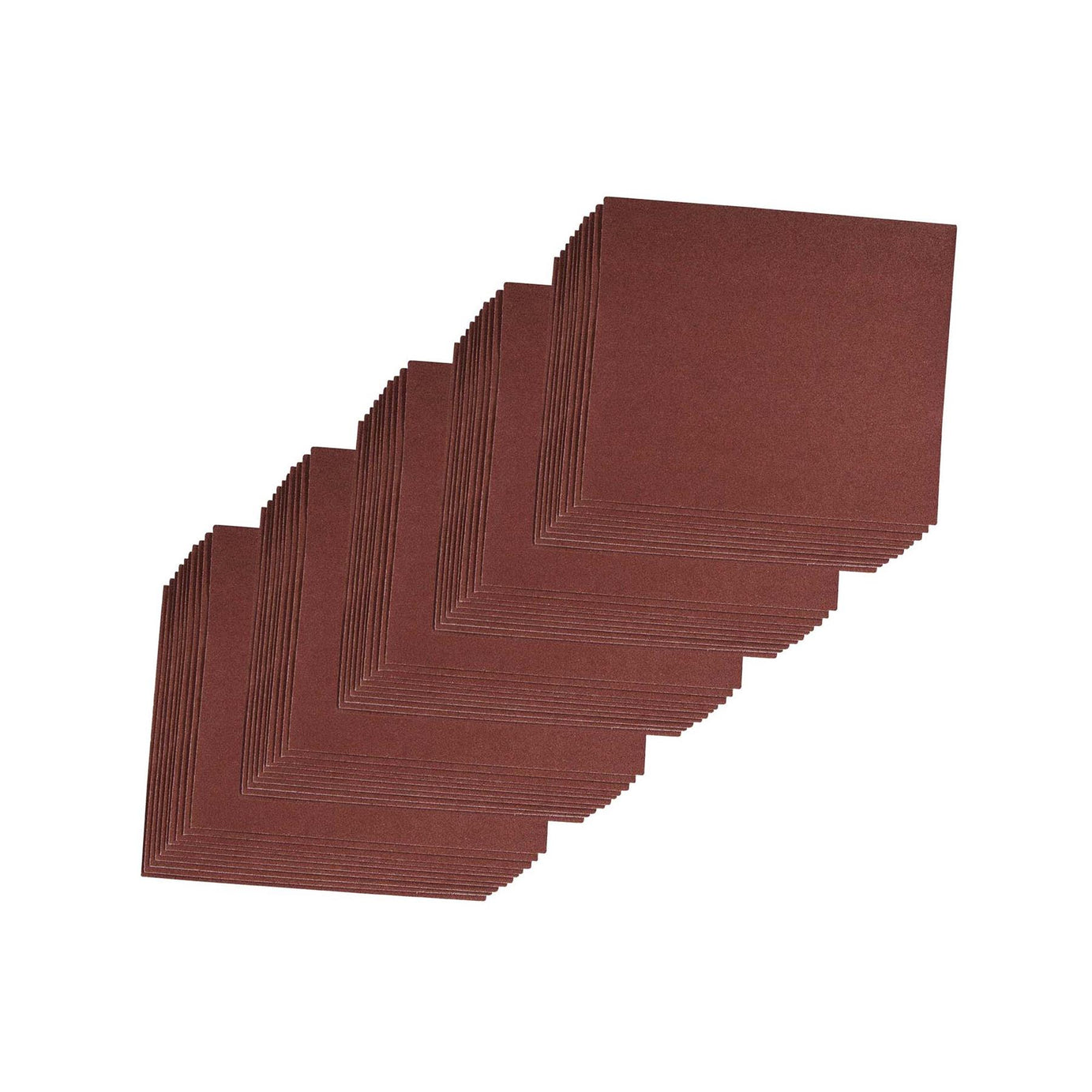 50 Pk Emery Cloth Hand Sanding Sheets 36 60 80 120 180 Grit Metal & Rust Removal