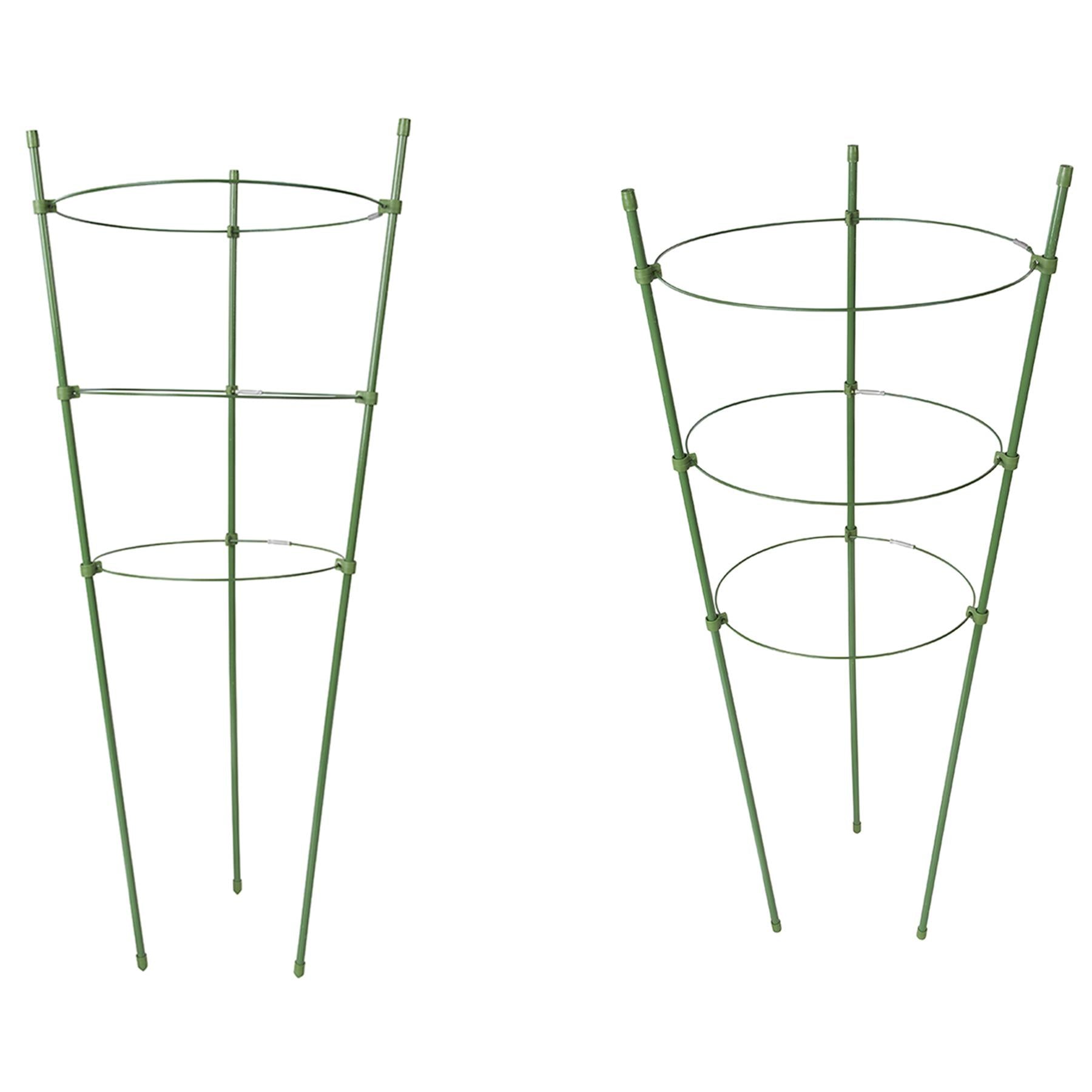 3-Tier Plant Support Durable Steel Rust Resistant Plastc Coating 180 200 & 220mm