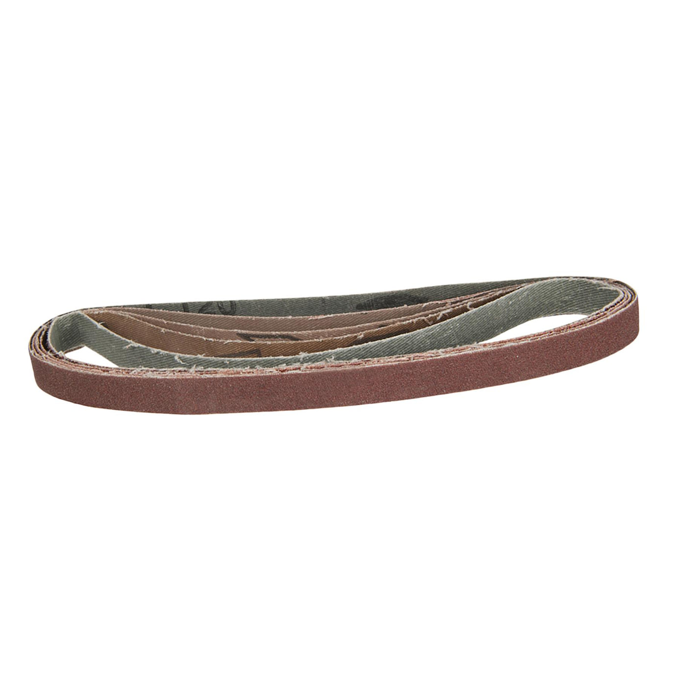 Sanding Belts 13 x 457mm 40 60 80x2 120G Mix Grits for use with Power Files 5Pk
