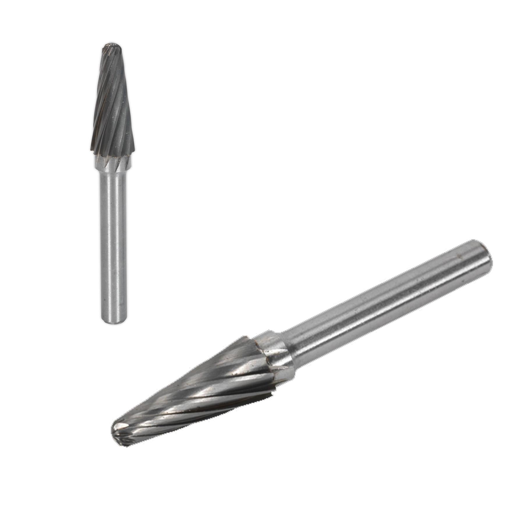 Sealey Tungsten Carbide Rotary Burr Conical Ball Ripper/Coarse