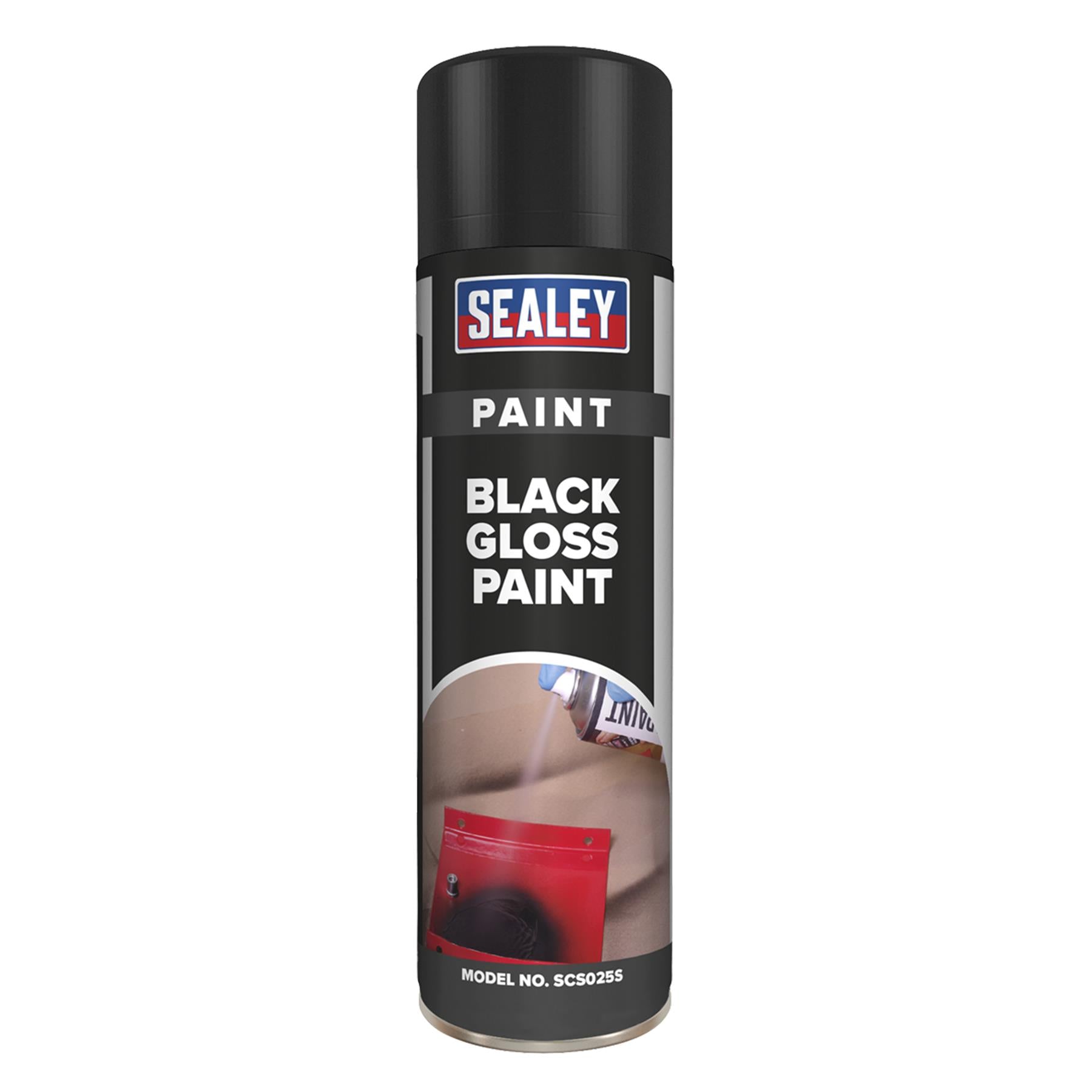 Sealey Black Gloss Paint 500ml Single