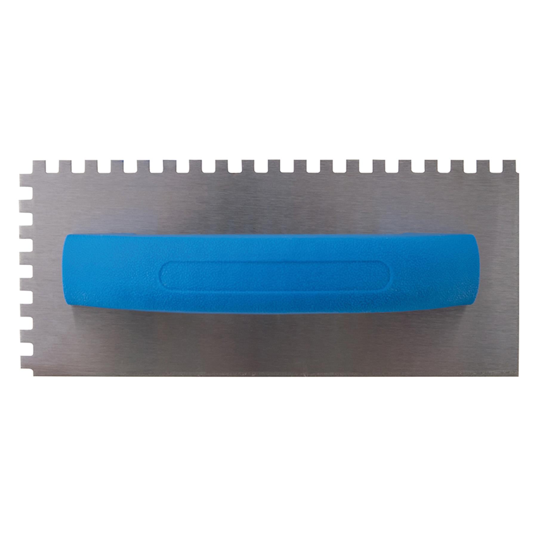 D-Handle Tool Tile Square Notch Notched Adhesive Trowel 280mm 6mm-Teeth