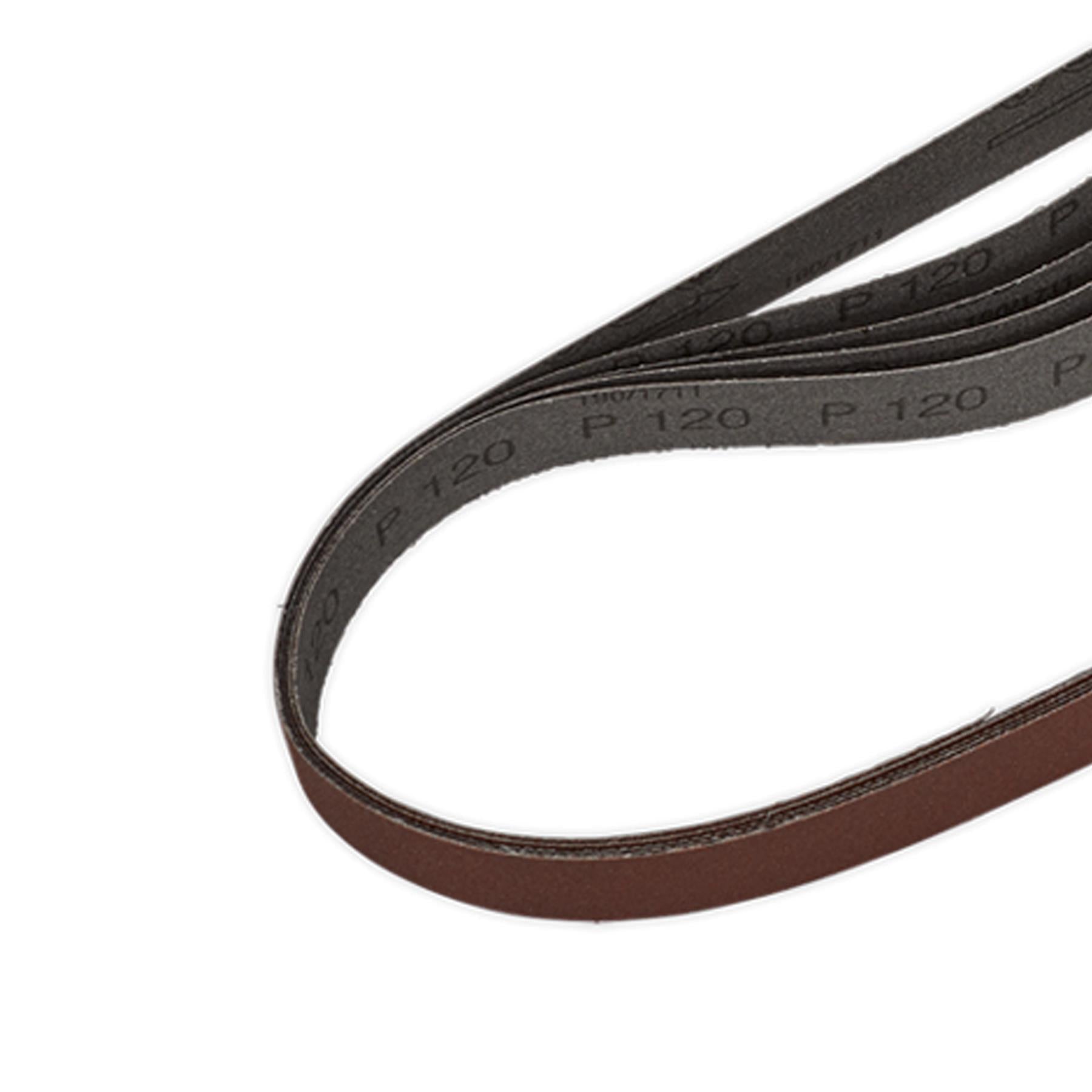 Sealey Sanding Belt 25 x 762mm 120Grit Pack of 5