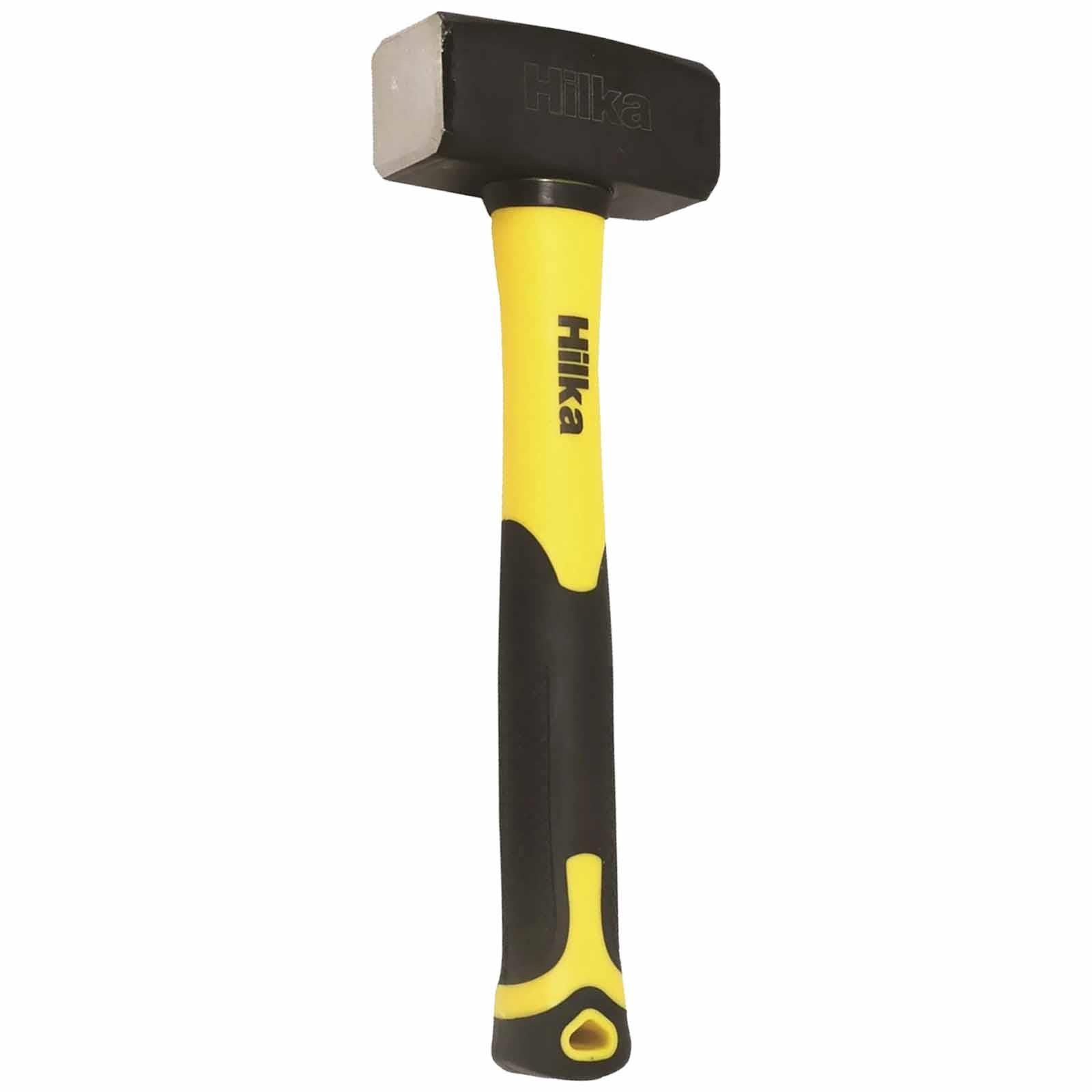 1kg Lump, Club Hammer Steel Head Fibreglass Shaft Rubber Grip Handle Tool New