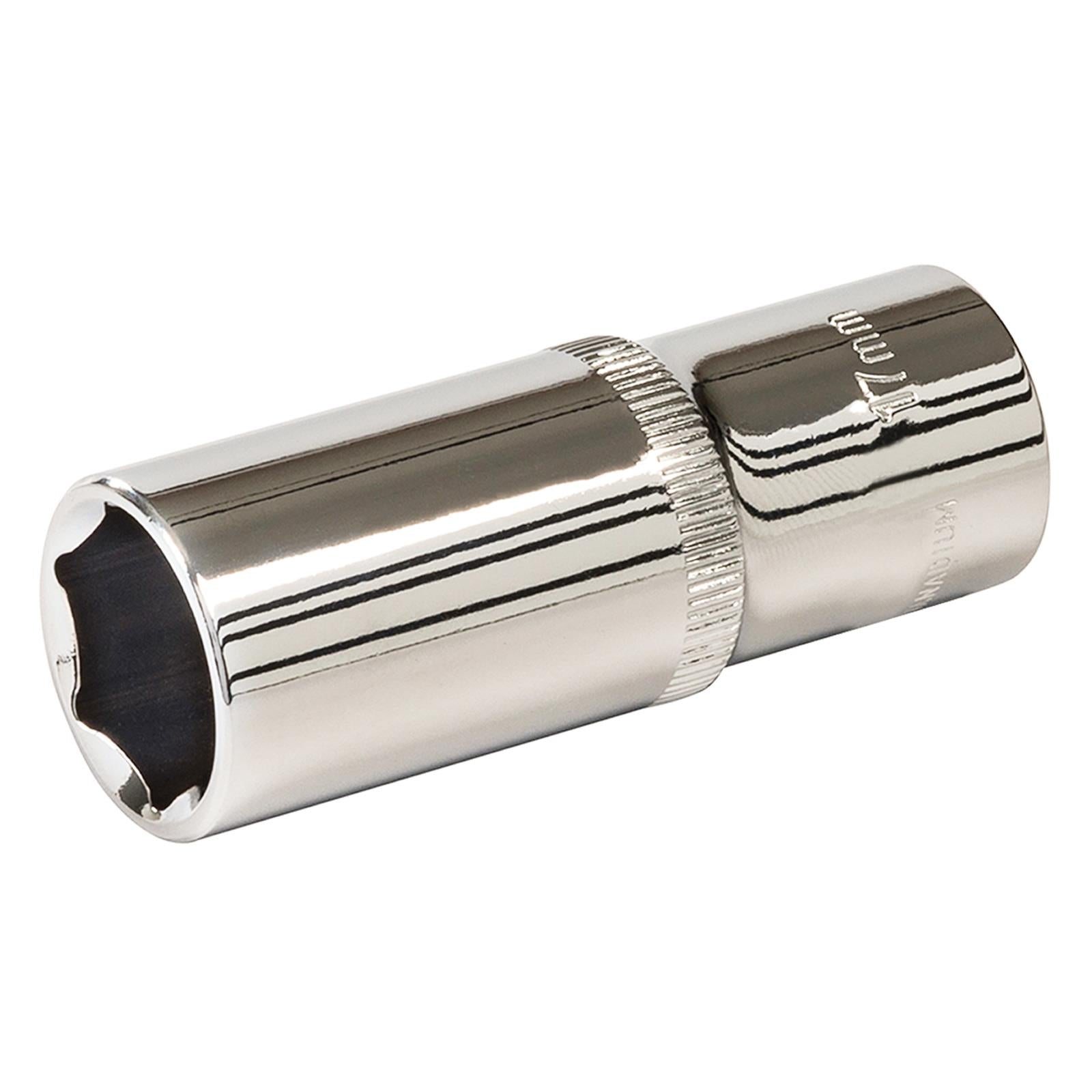 Deep Socket 3/8" Drive 6pt Metric 6 Point Hex Corrosion Resistant Socket 17mm