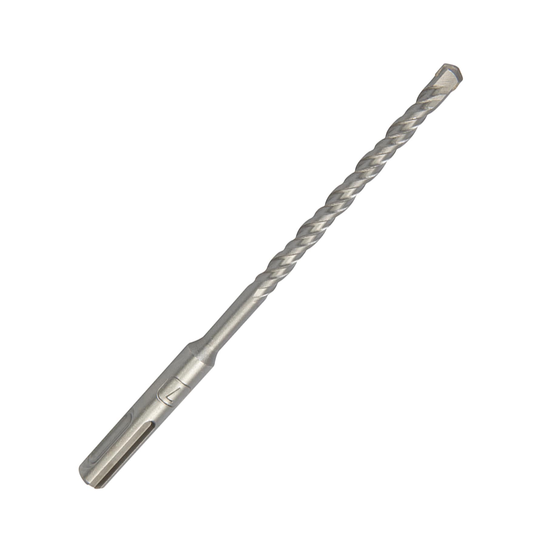 SDS+ PLUS MASONRY DRILL BIT 7 x 160mm, TUNGSTEN CARBIDE TIP, FOR STONE CONCRETE BRICK