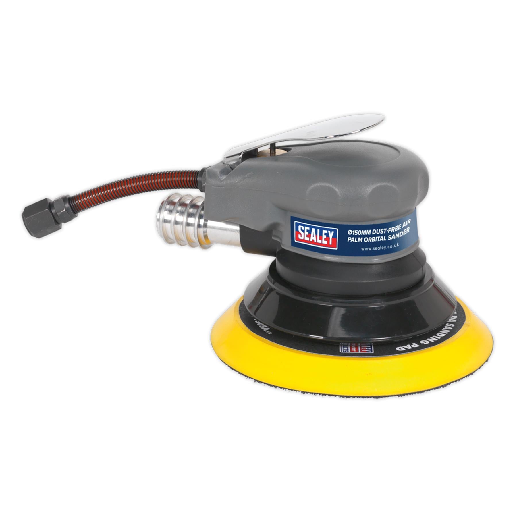Sealey Air Palm Orbital Sander Ø150mm Dust-Free