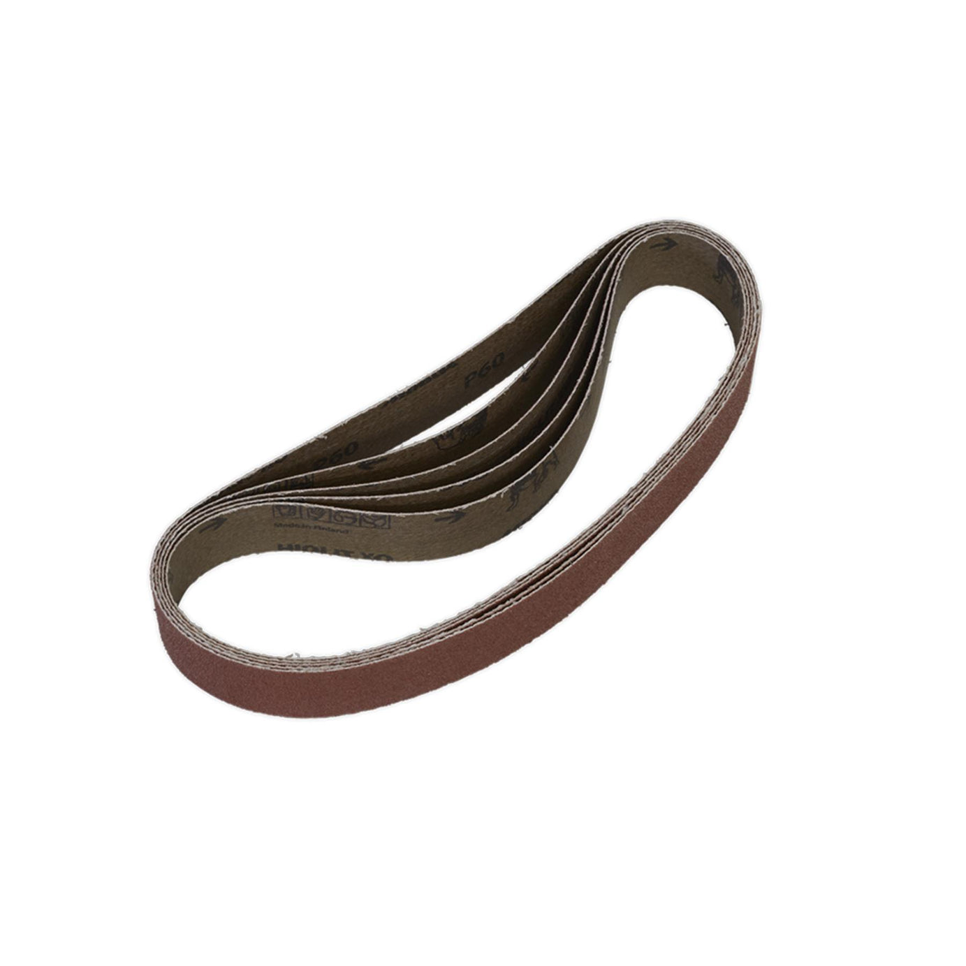 Sealey Sanding Belt 30 x 540mm 60Grit Pack of 5