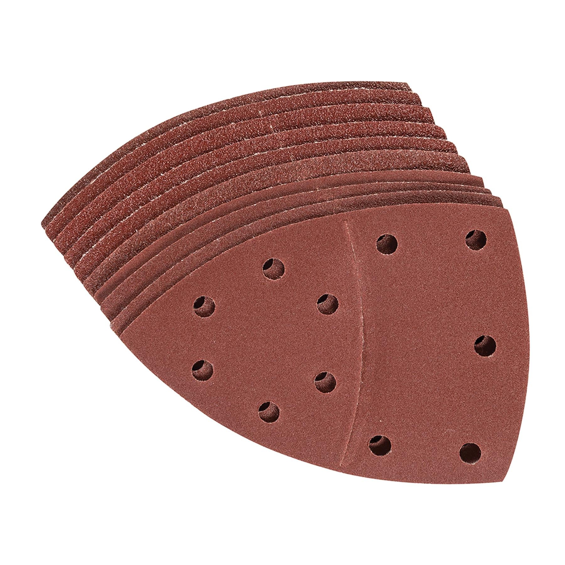 10 Bond Abrasive Sanding Sheets For Bosch PSM 100A Detail Palm Sander Mixed Grit