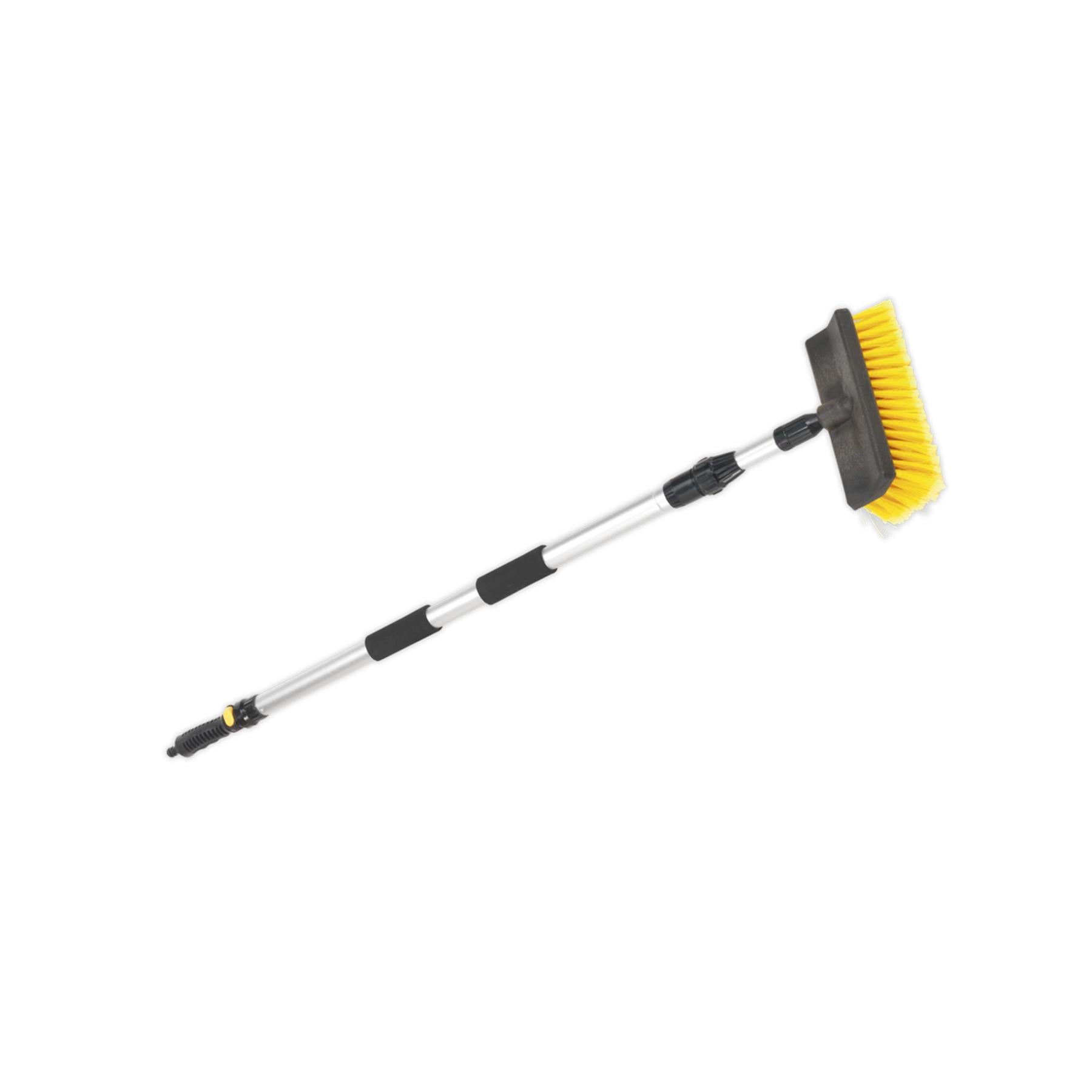 Sealey Large Angled Flo-Thru Brush with 1.7m Telescopic Handle