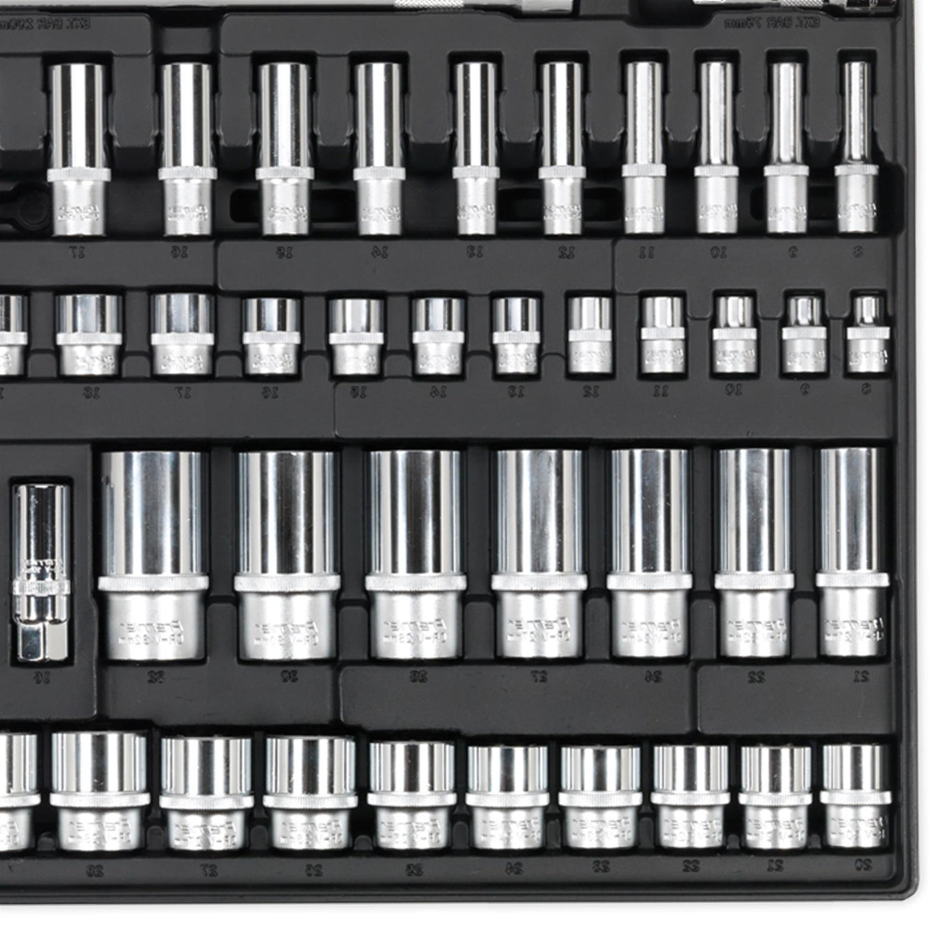 Sealey Tool Tray with Socket Set 55pc 3/8" & 1/2"Sq Drive