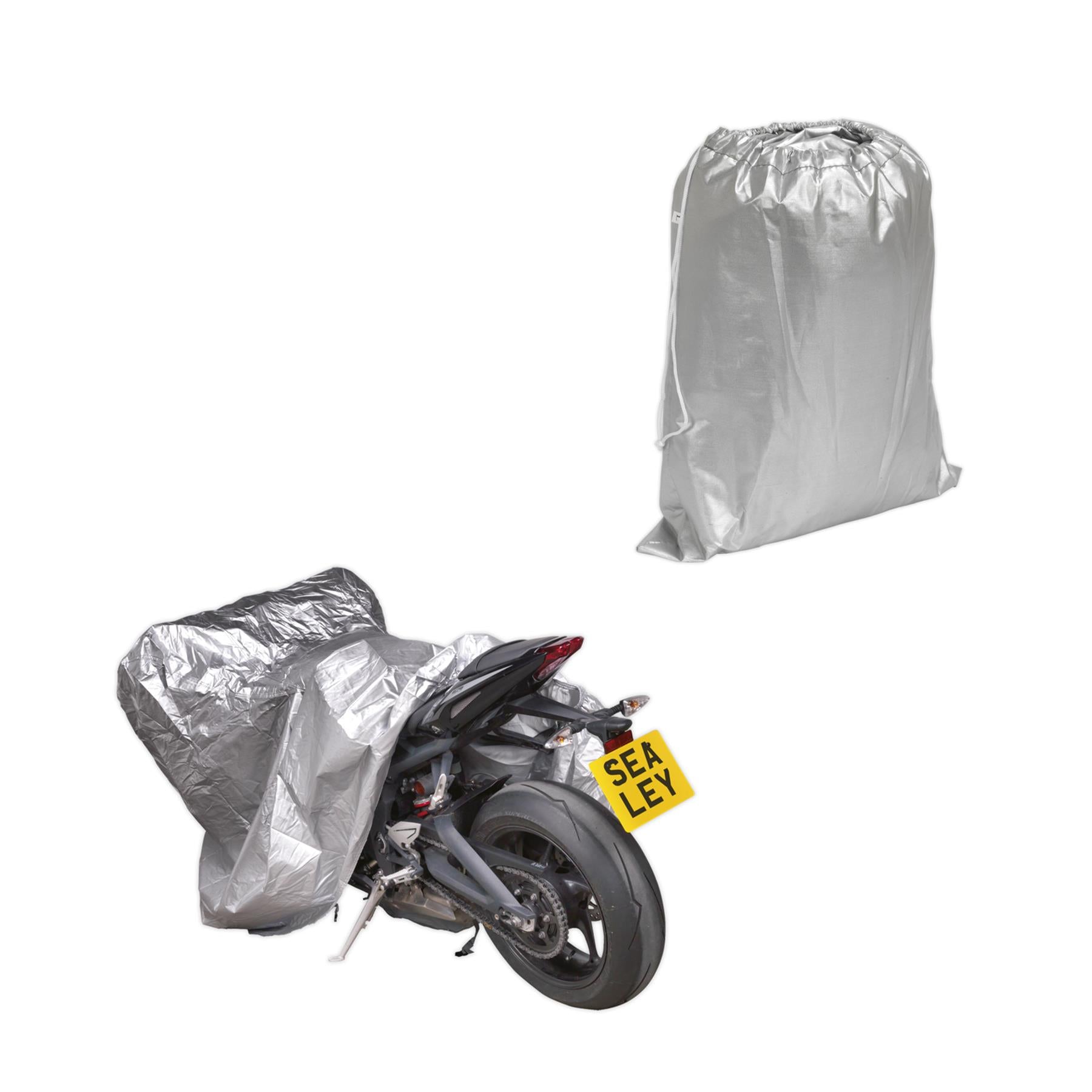 Sealey Motorcycle Cover Small 1830 x 890 x 1300mm