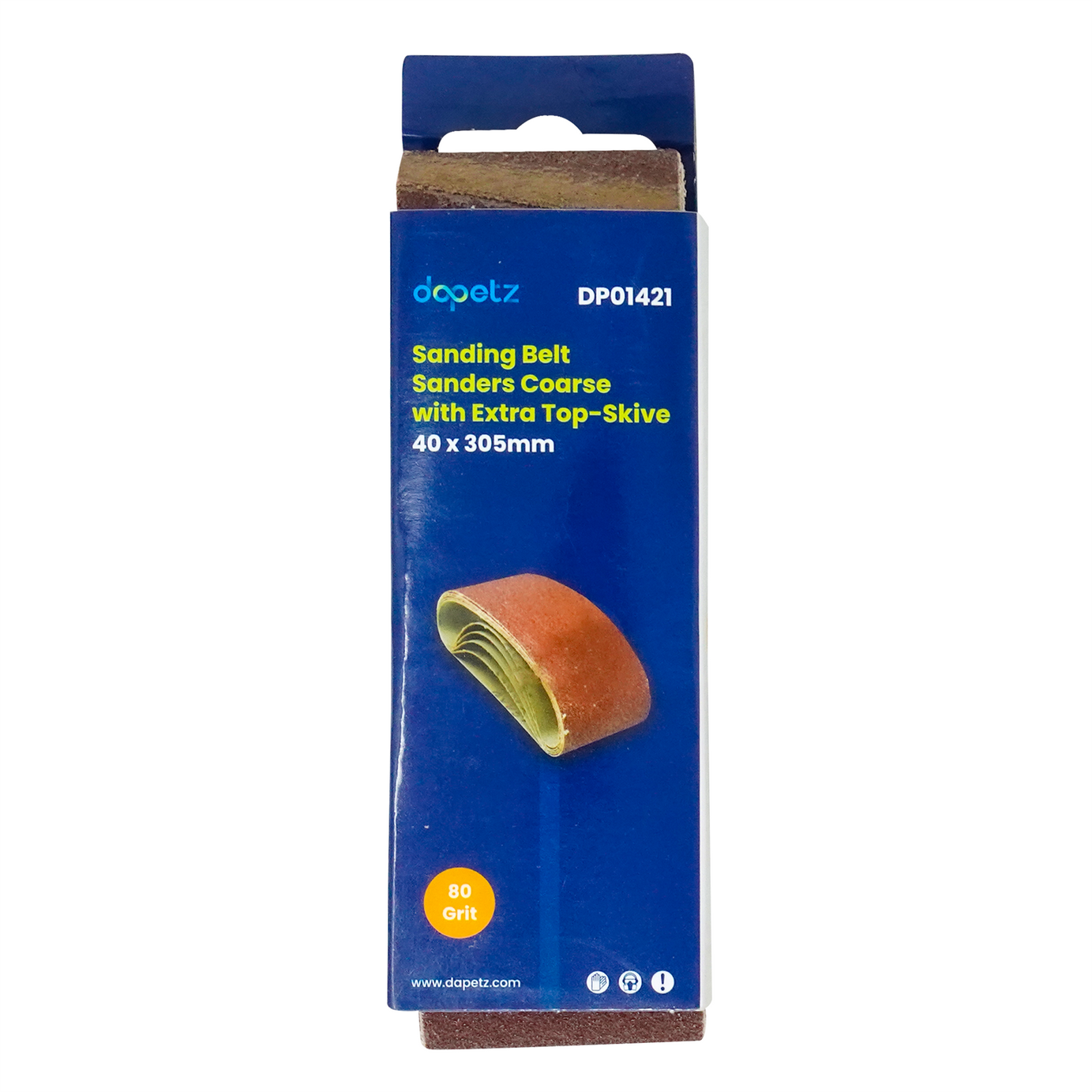 20 X 40mm X 305 mm 80 Grit Medium Sander Sanding Belt Belts 40 305 mm New