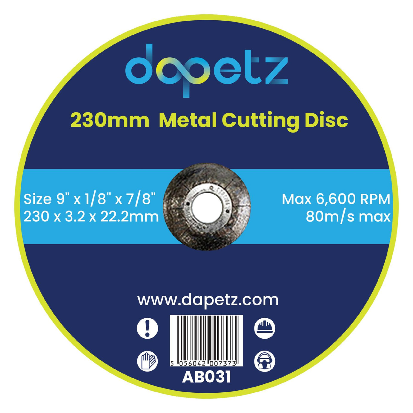 1x Metal Cutting Discs | Angle Grinder Disc Thin Stainless Steel 230mm