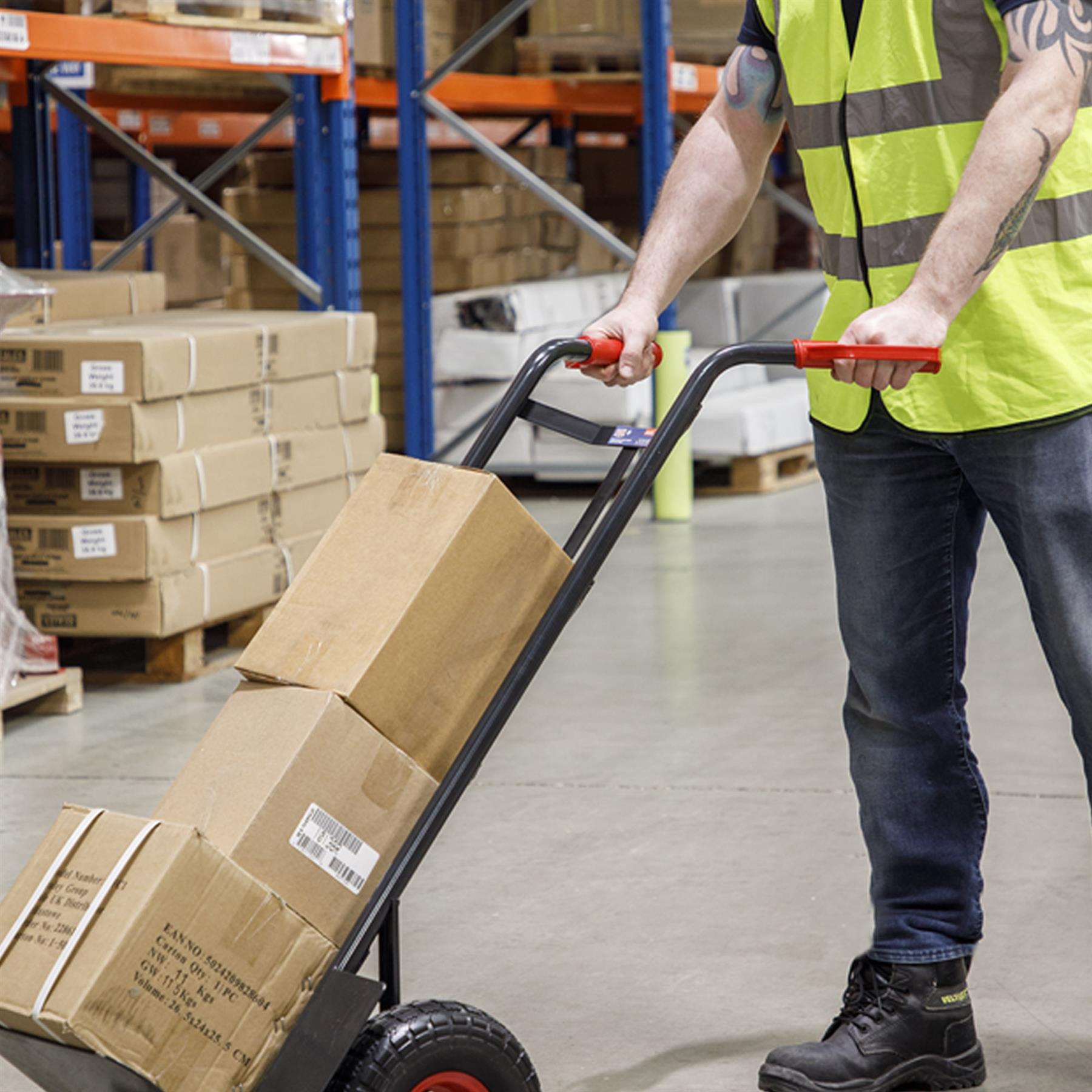 Sealey Heavy-Duty Sack Truck with PU Tyres 250kg Capacity CST986HD