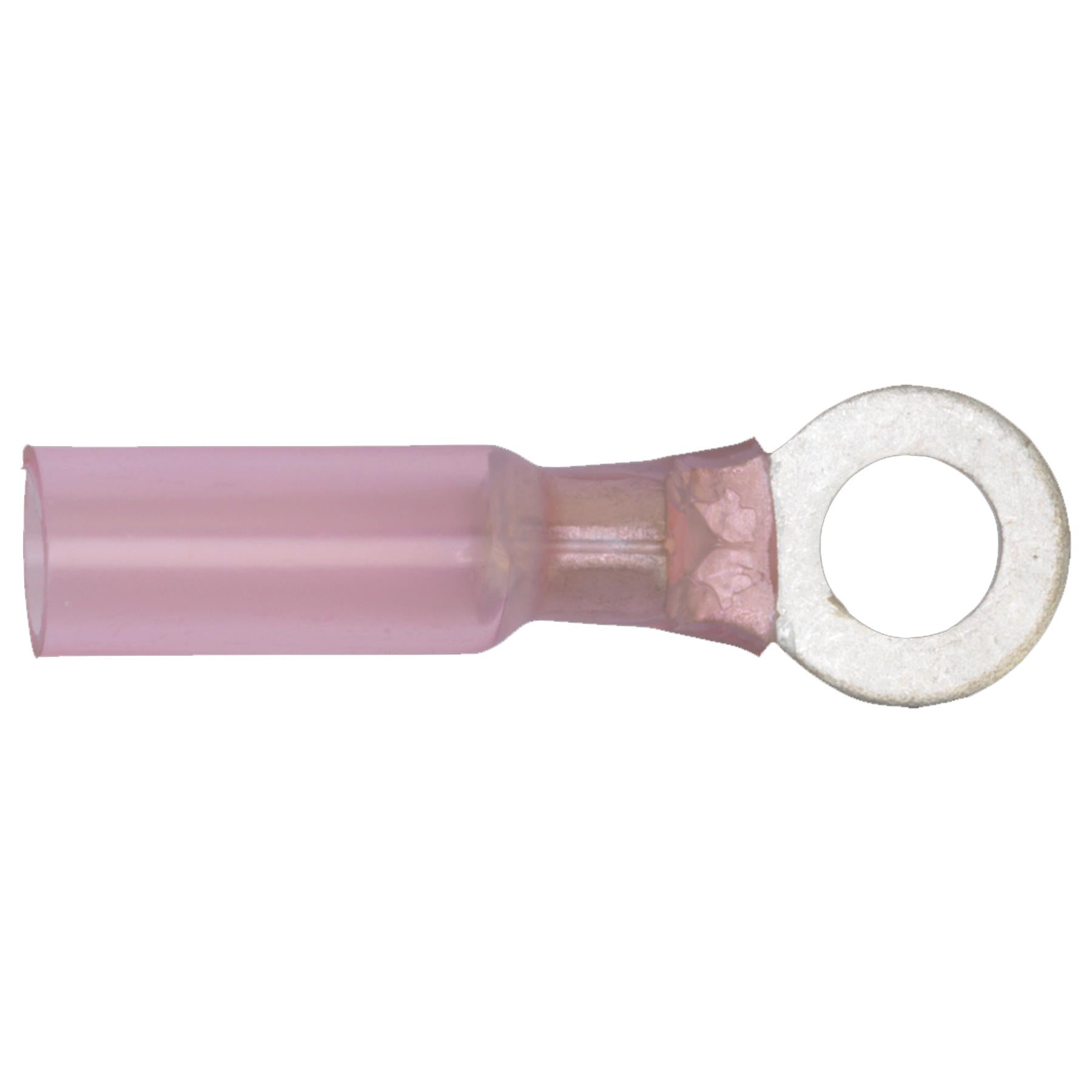 Sealey Heat Shrink Ring Terminal 6.4mm Red Pack of 25