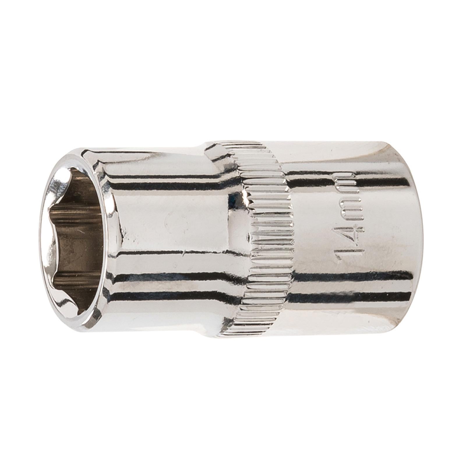 Socket 1/2" Drive Metric Hex Square 14mm Individual Hex Polished Crv Quality