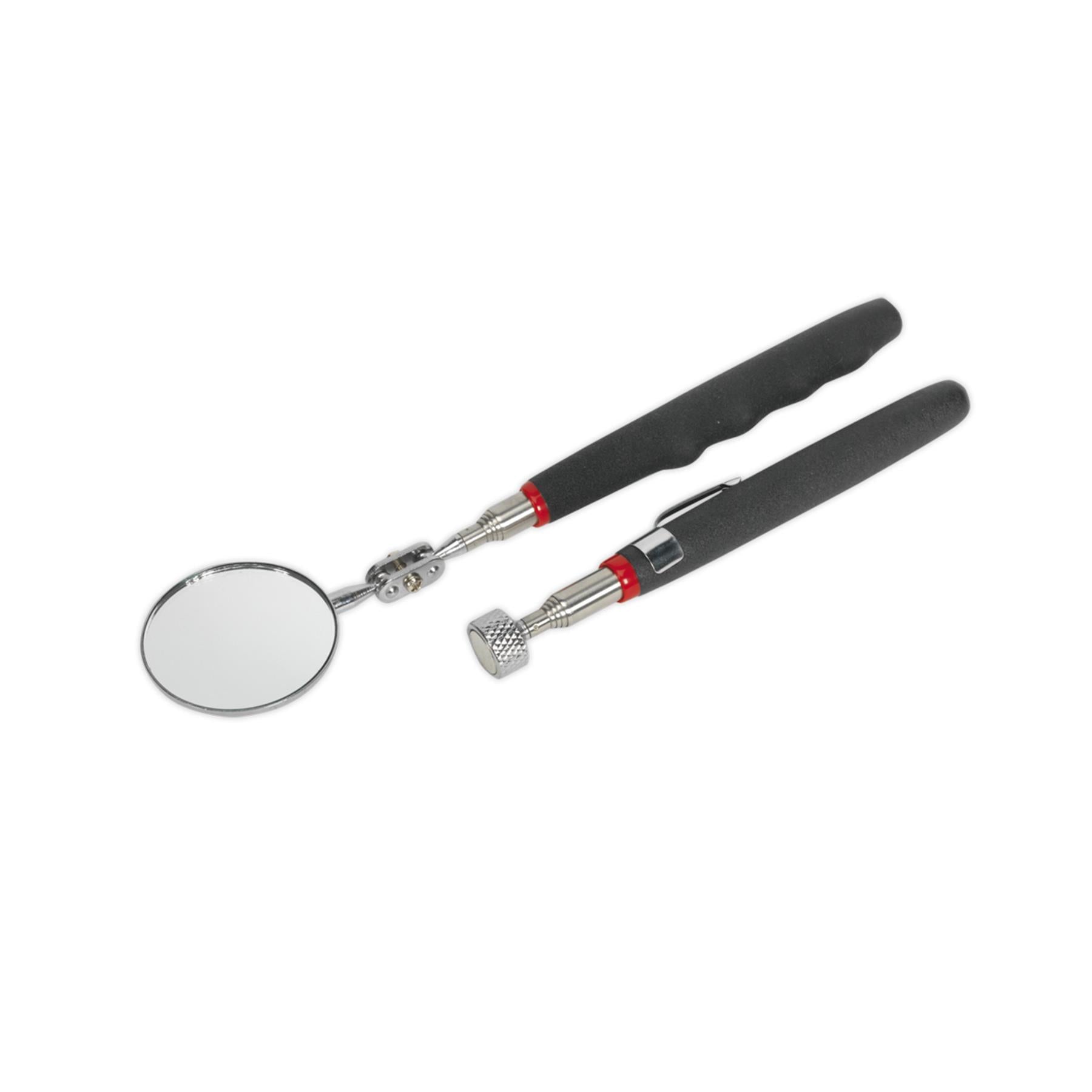 Sealey Telescopic Magnetic Pick-Up Tool & Inspection Mirror Set 2pc