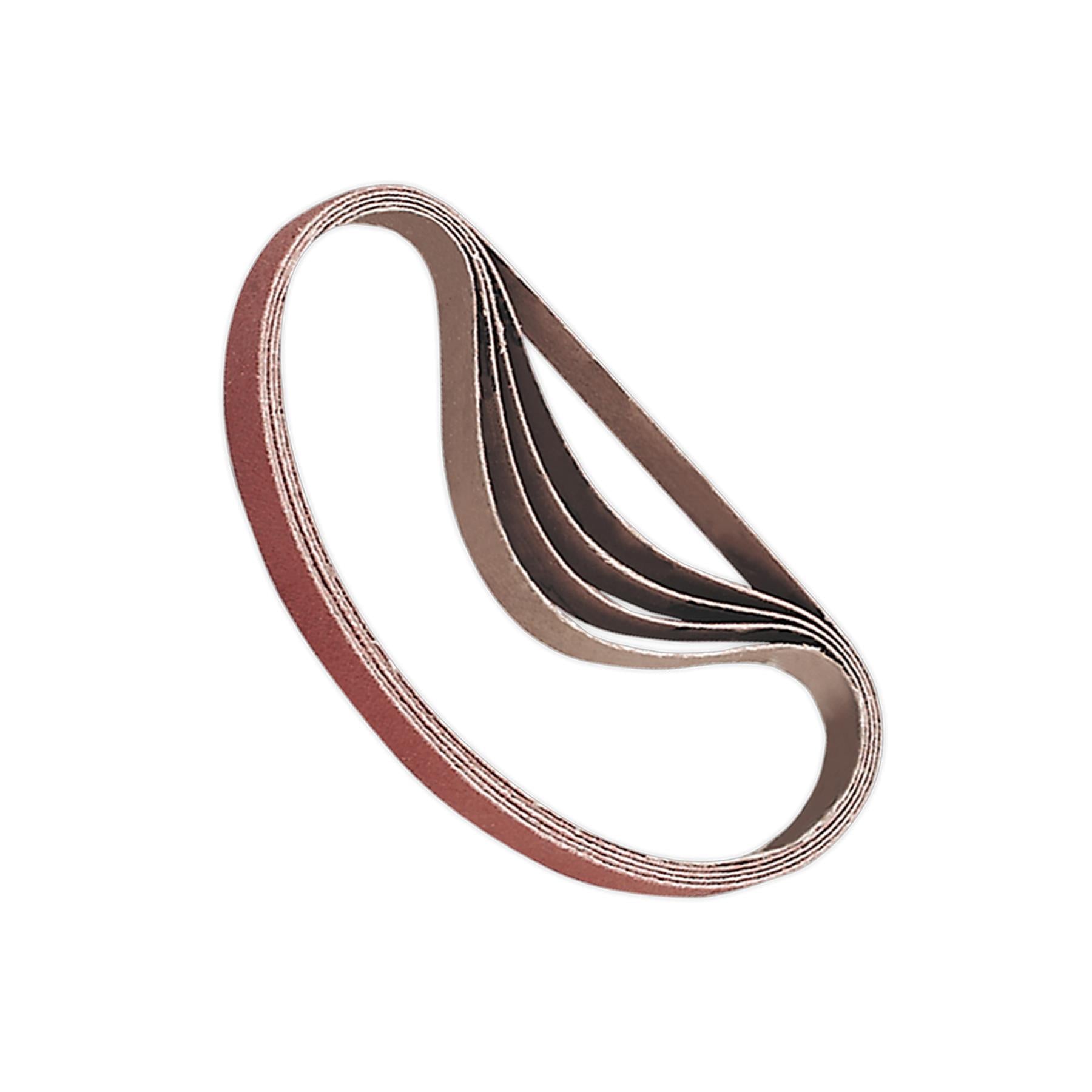 Sealey Sanding Belt 10 x 330mm 100Grit Pack of 5