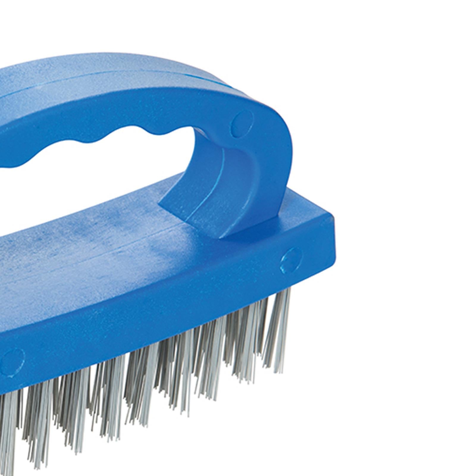 D-Handle Hand Wire Brush For Removing Rust Metal Cleaning Heavy Duty Handle