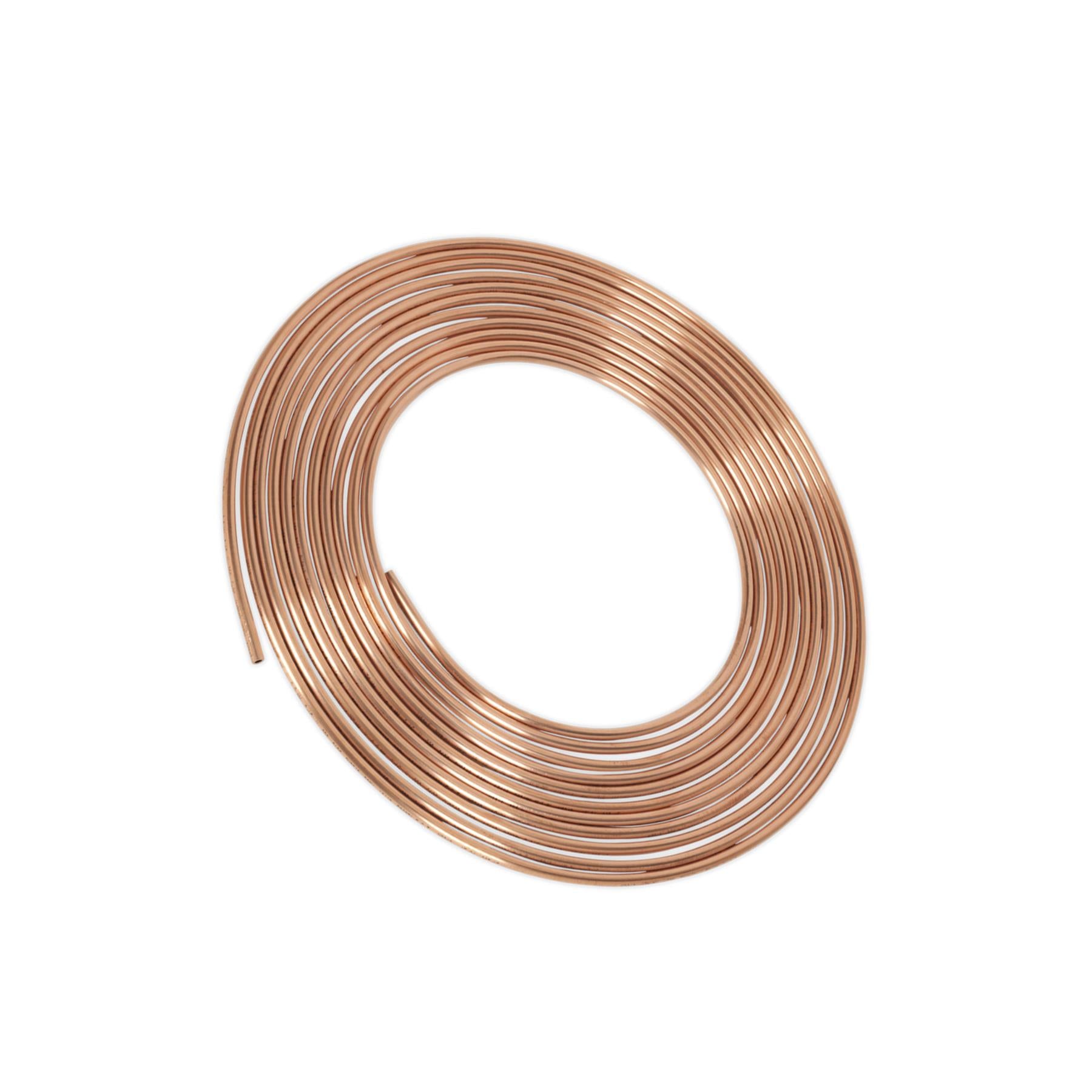 Sealey Brake Pipe Copper Tubing 22 Gauge 3/16" x 25ft