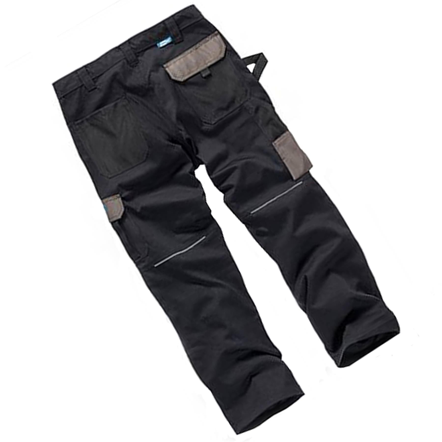 Tough Grit Holster Work Trouser Trade Flex Holster Trouser Black 38R