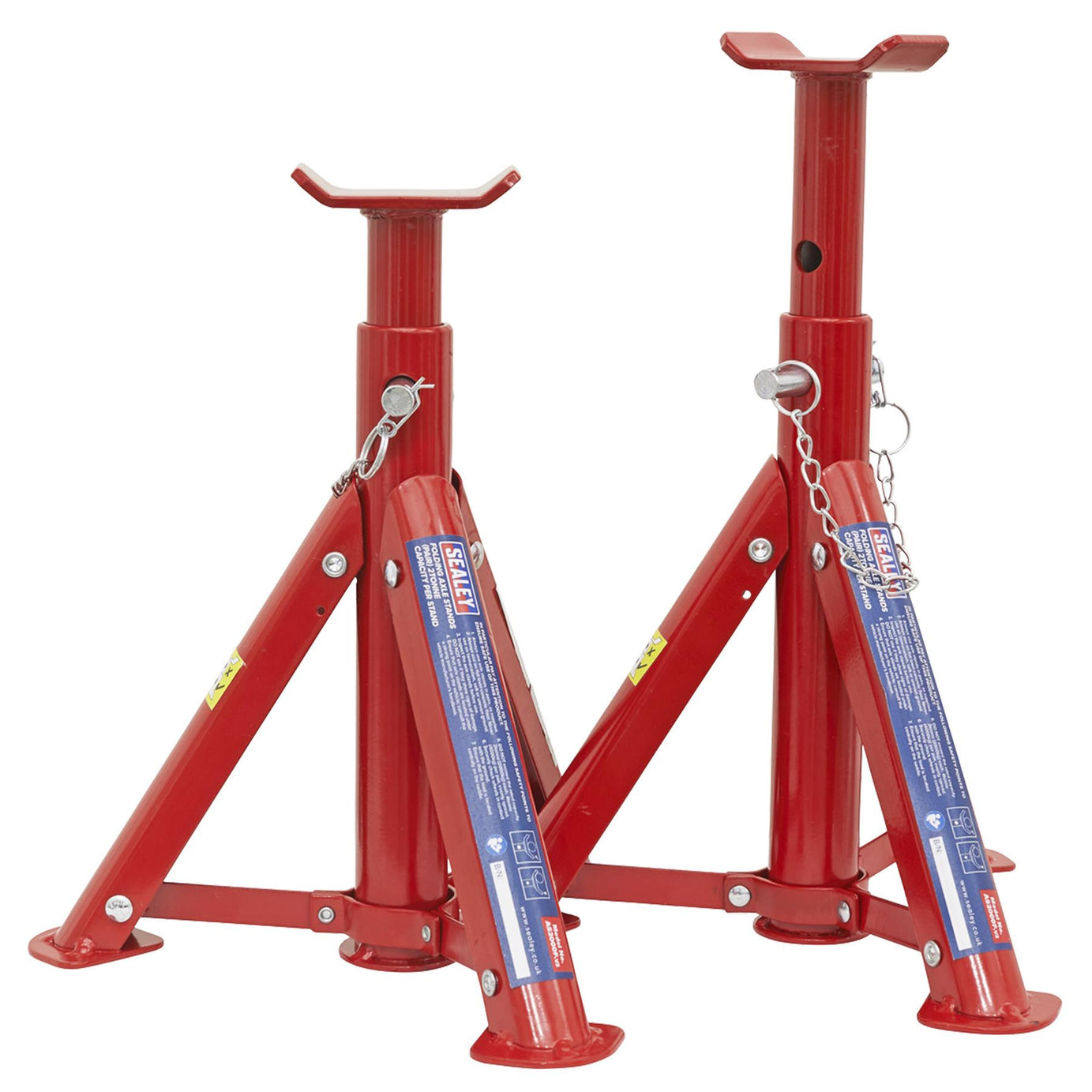 Sealey Axle Stands 2tonne Capacity Per Stand 4tonne Per Pair Tuv/Gs Axel Stand