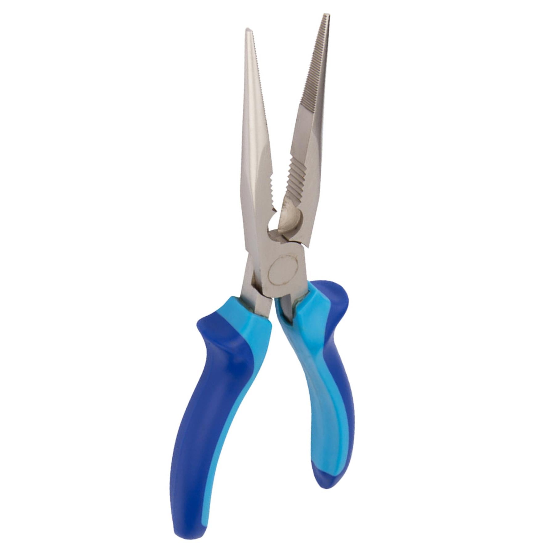 BlueSpot Professional Long Nose Pliers Needle Snipe Nosed Wire Cutters Tool