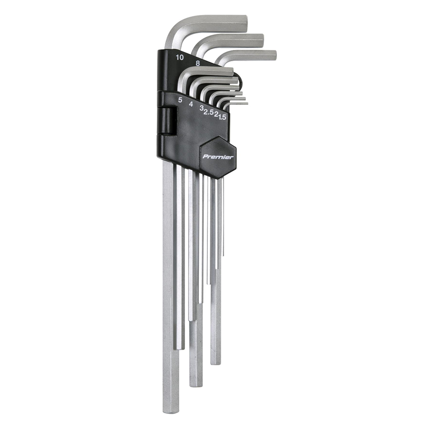 Sealey Hex Key Set 9pc Extra-Long Metric