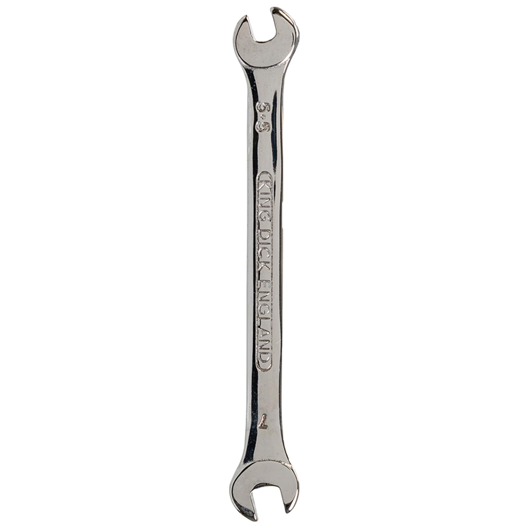 King Dick 5.5mm x 7mm Metric Open Ended Spanner Wrench