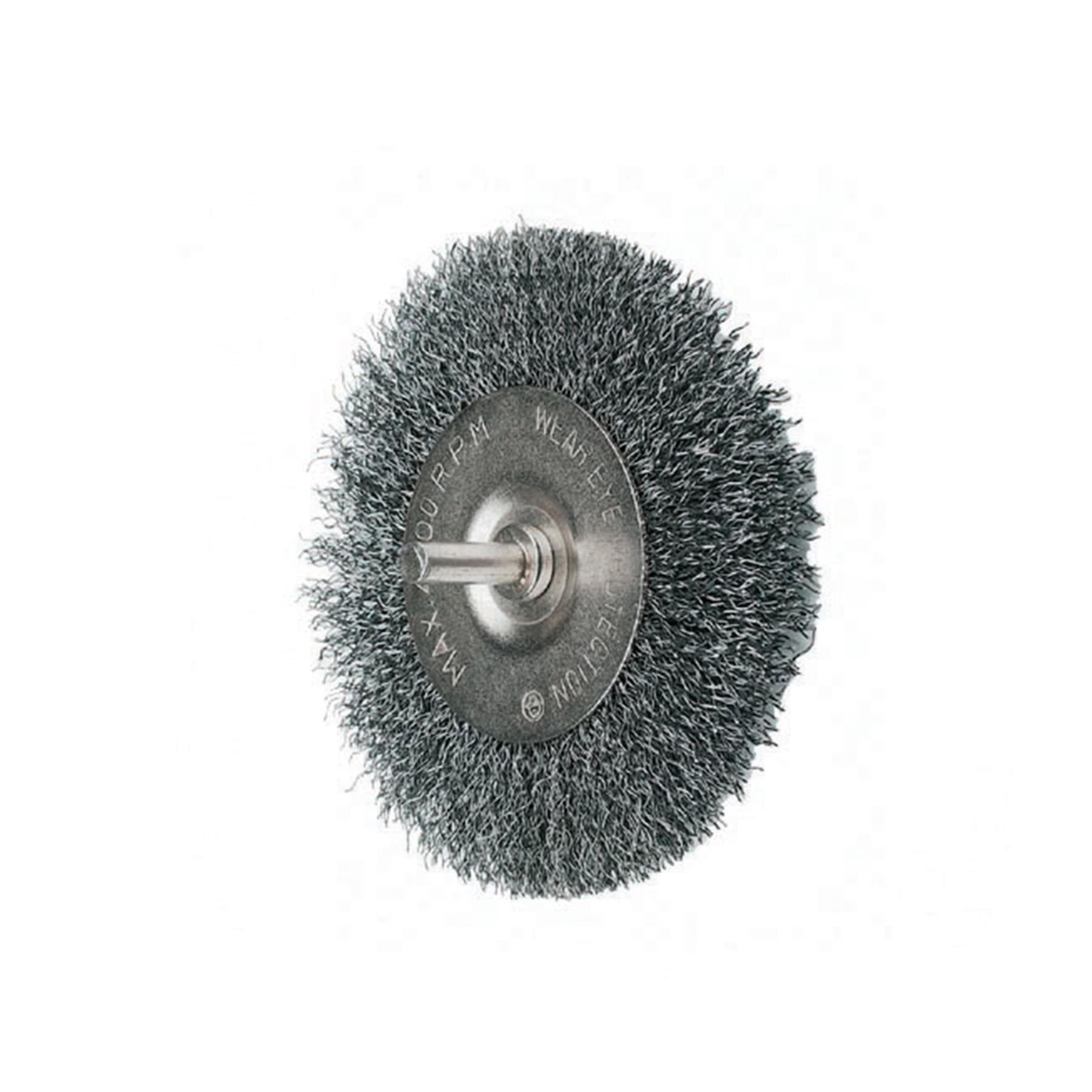 Rotary Steel Wire Wheel Brush 75mm Cleaning Descaling Deburring For Metal Stone