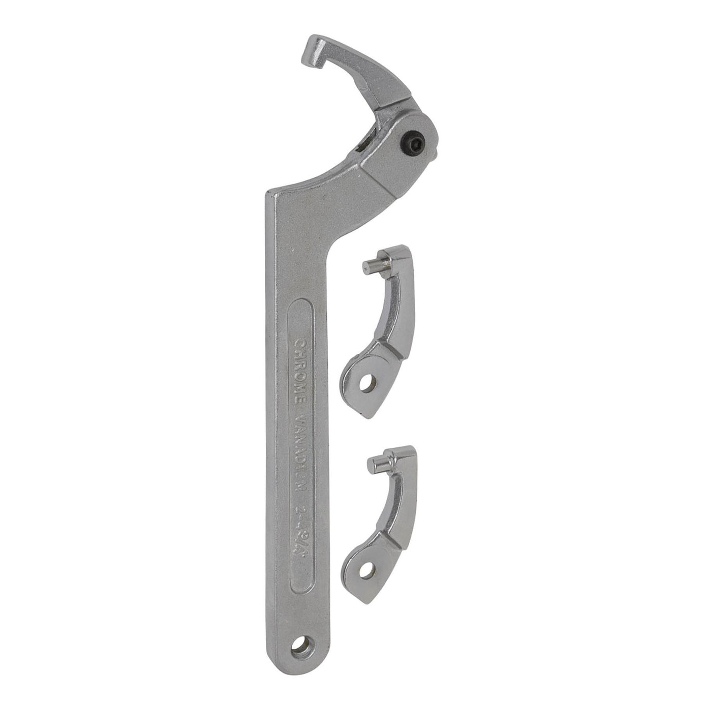 Sealey Adjustable C Spanner - Hook & Pin Wrench Set 4pc 51-121mm
