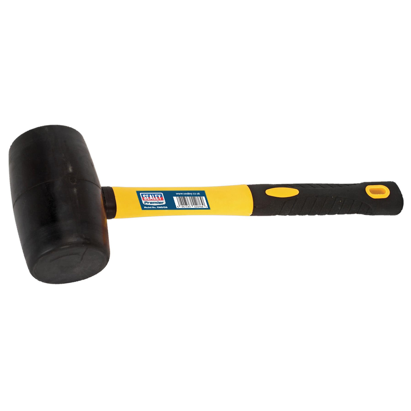 Sealey Rubber Mallet 1.5lb with Fibreglass Shaft