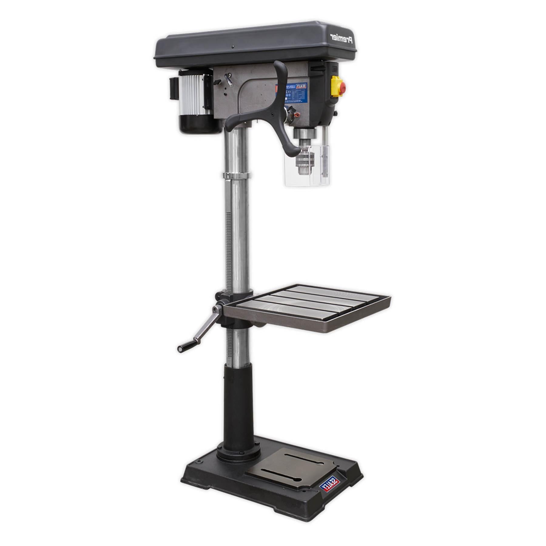 Sealey Pillar Drill Floor 12-Speed 1710mm Height 230V Garage Workshop DIY