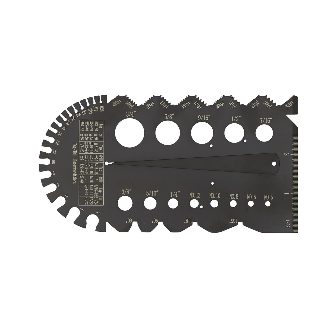 Sealey Multi-Gauge Imperial Stainless Steel Imperial Multifunction