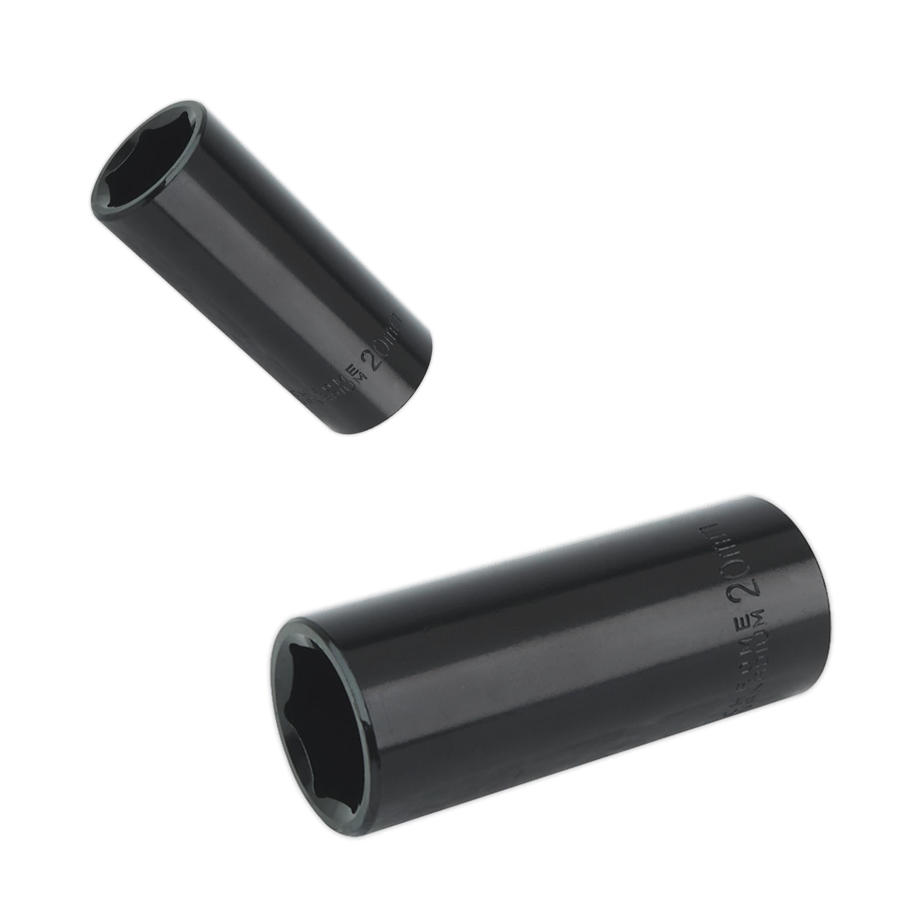 Sealey Impact Socket 20mm Deep 1/2"Sq Drive