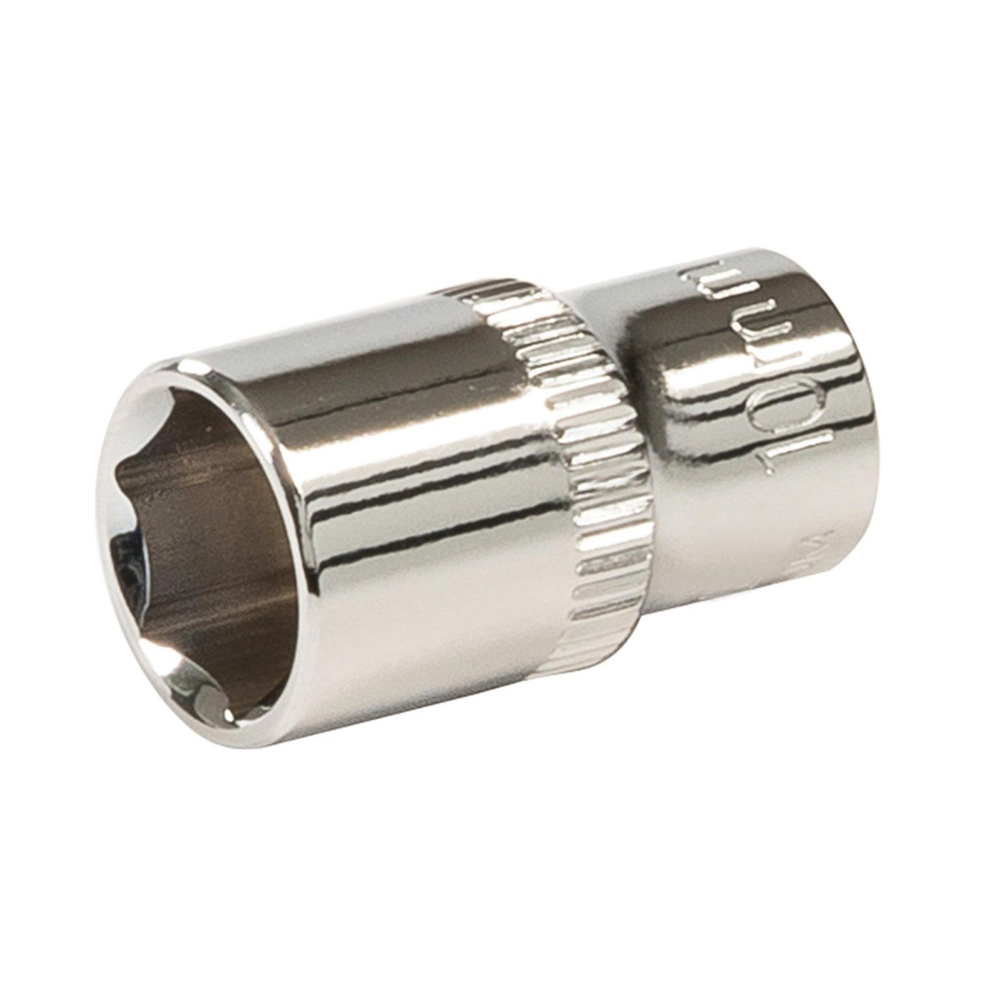 Quality Socket 1/4" Drive Metric Hex Square 10mm Individual Hex Polished Crv