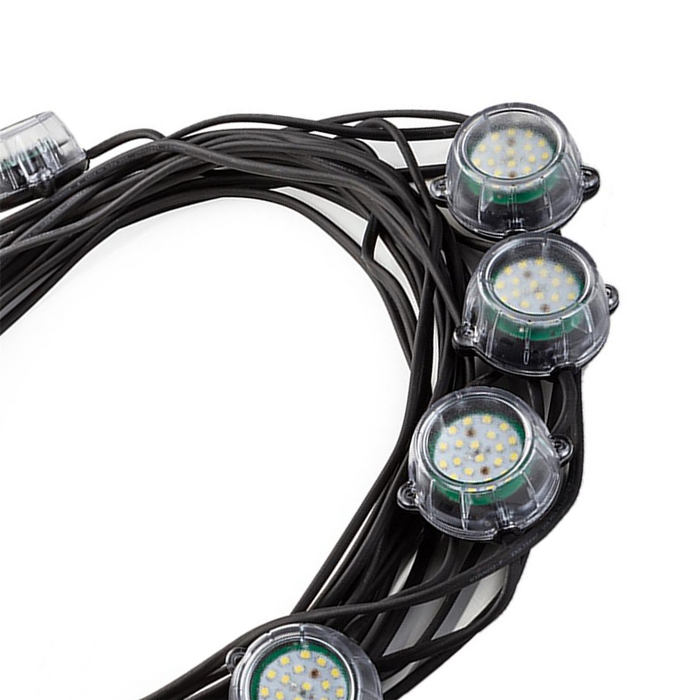 Defender 22m Heavy Duty LED Encapsulated Festoon String Lights 50W 230V 50W