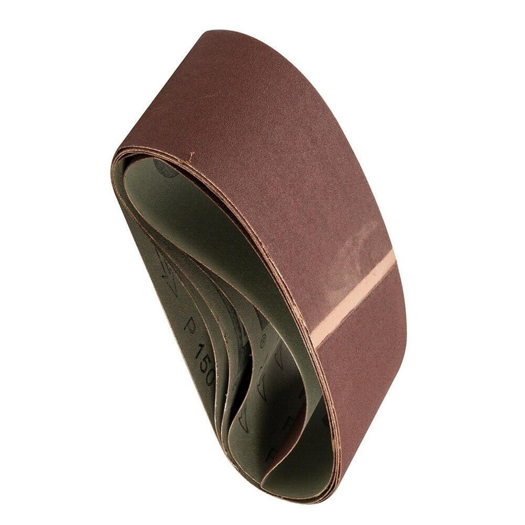 150 Grit Sanding Belts 75 X 480mm 5Pk Sanding Belts High Quality Aluminium
