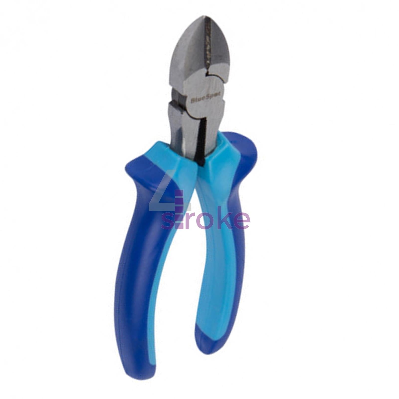 BlueSpot 3Pce Plier Set Soft Grip Handle Long Nose Pliers Cutters 150mm